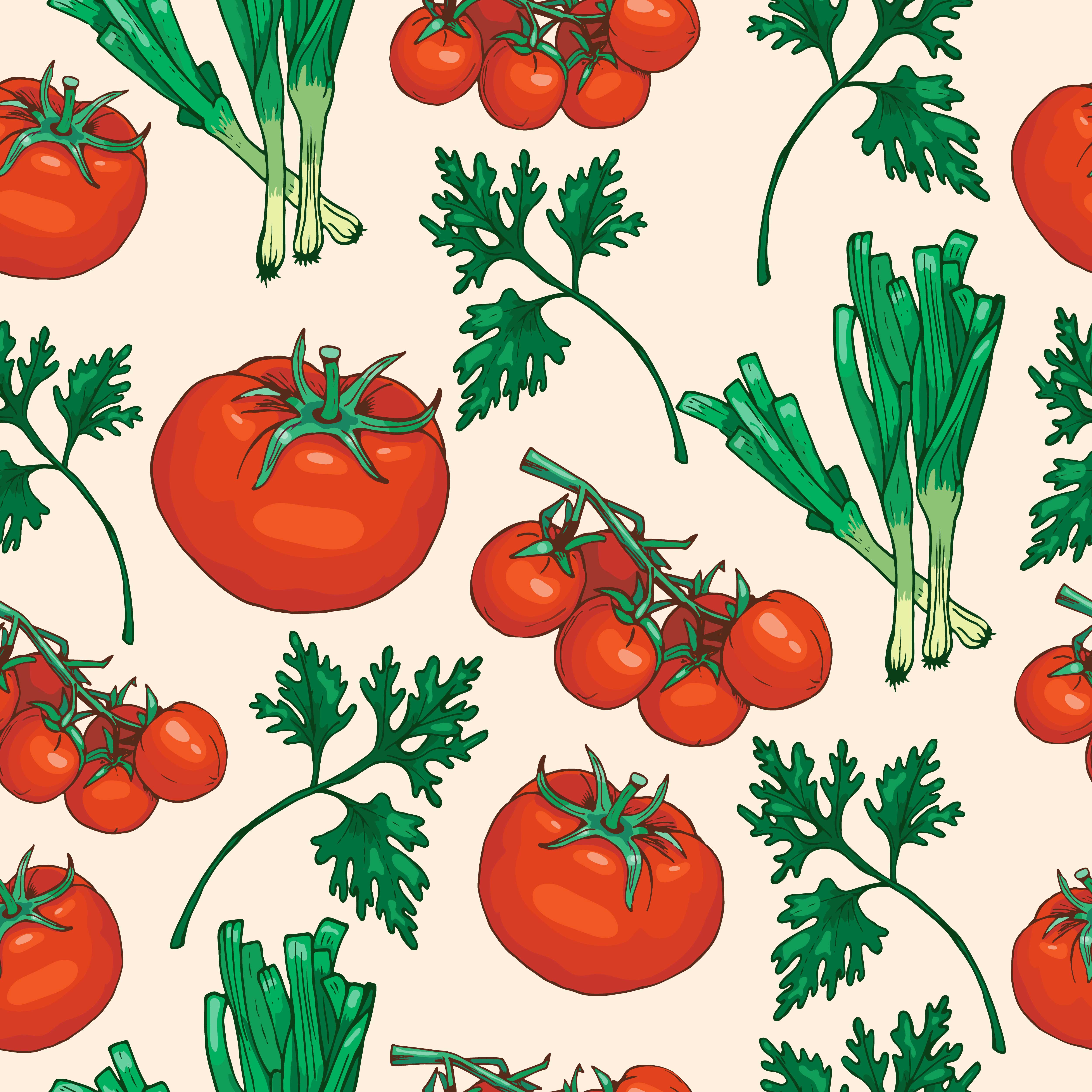 Veget green pattern 1