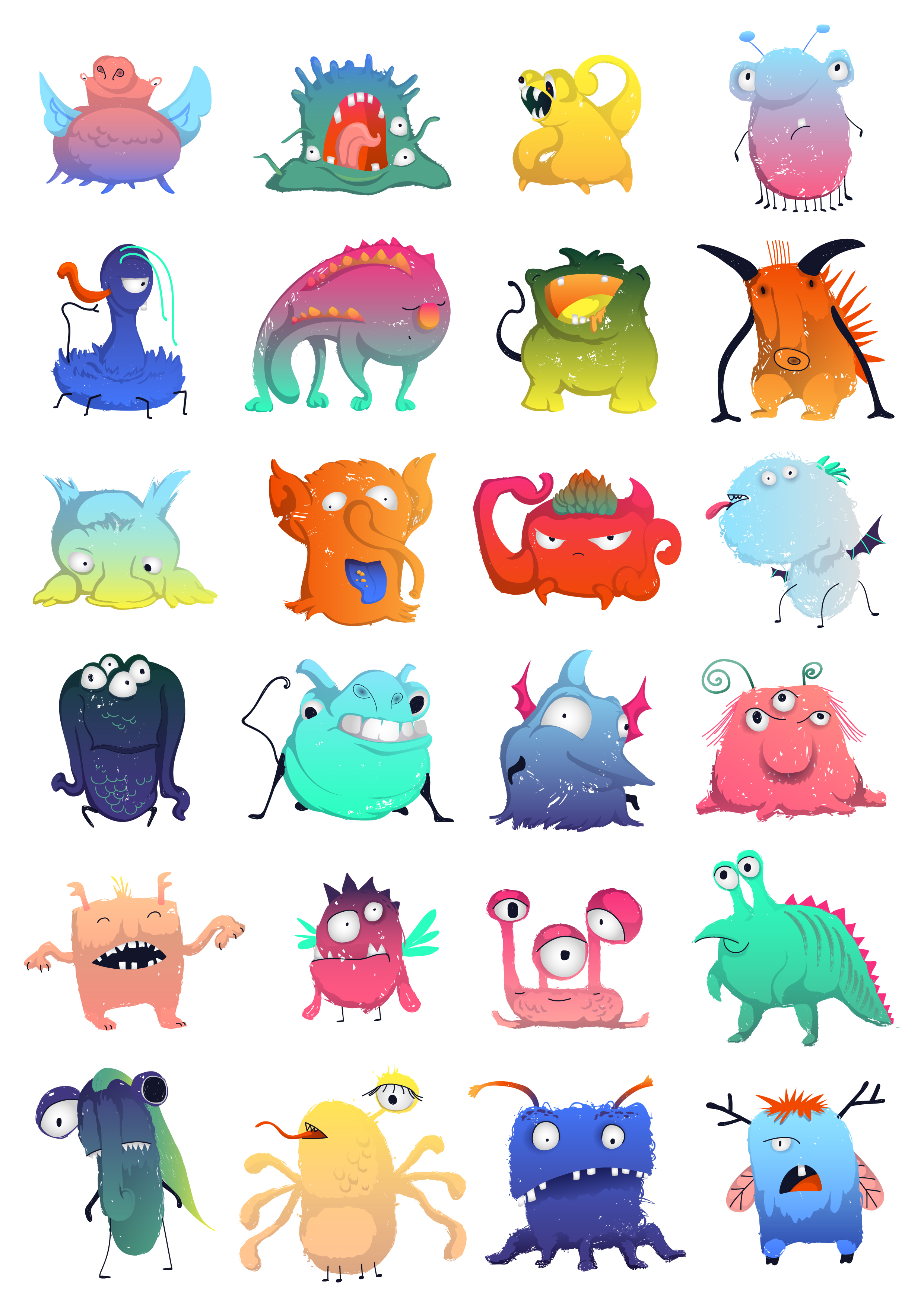 Monsters a4