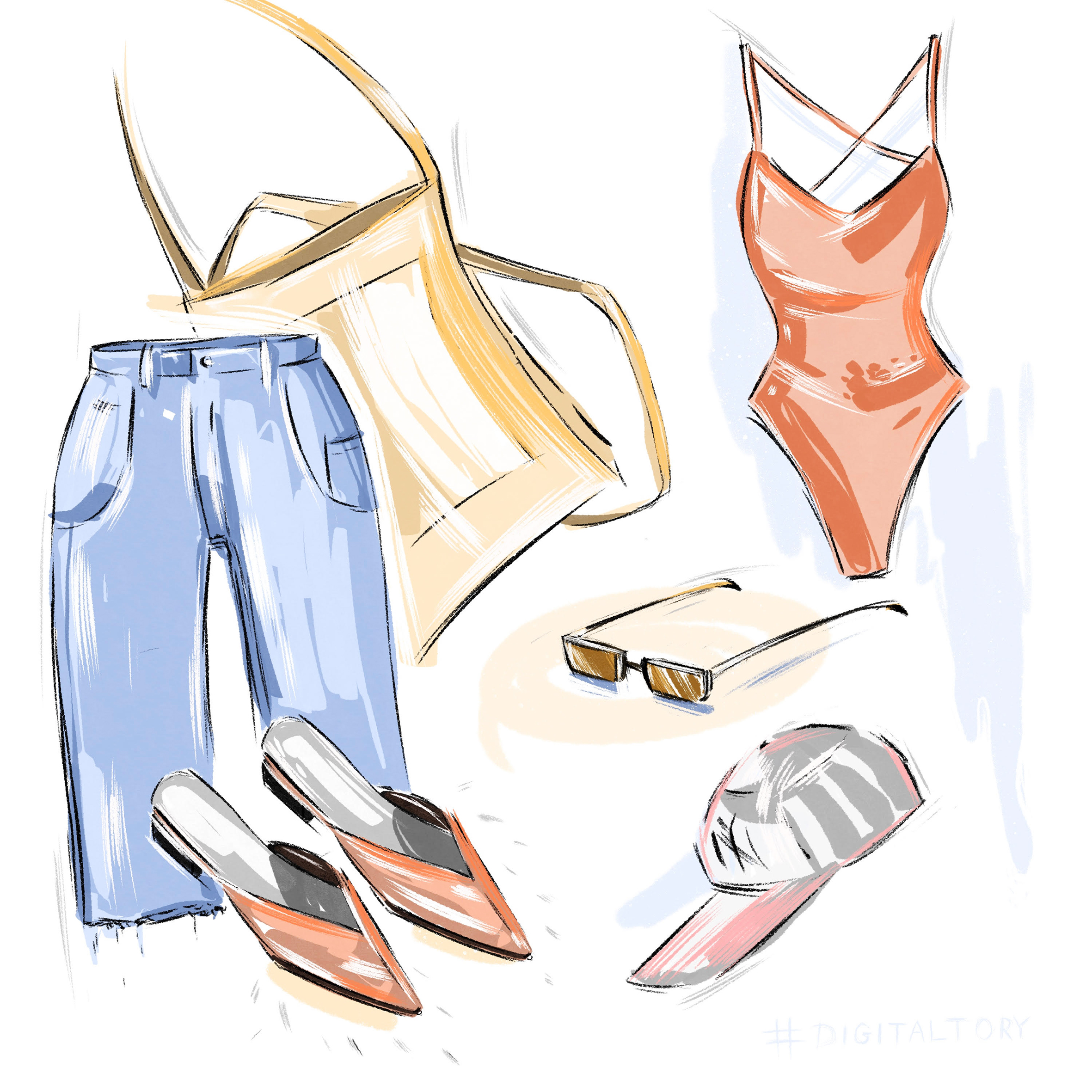 Collage look