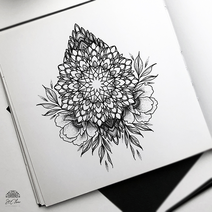 Mandala flowers