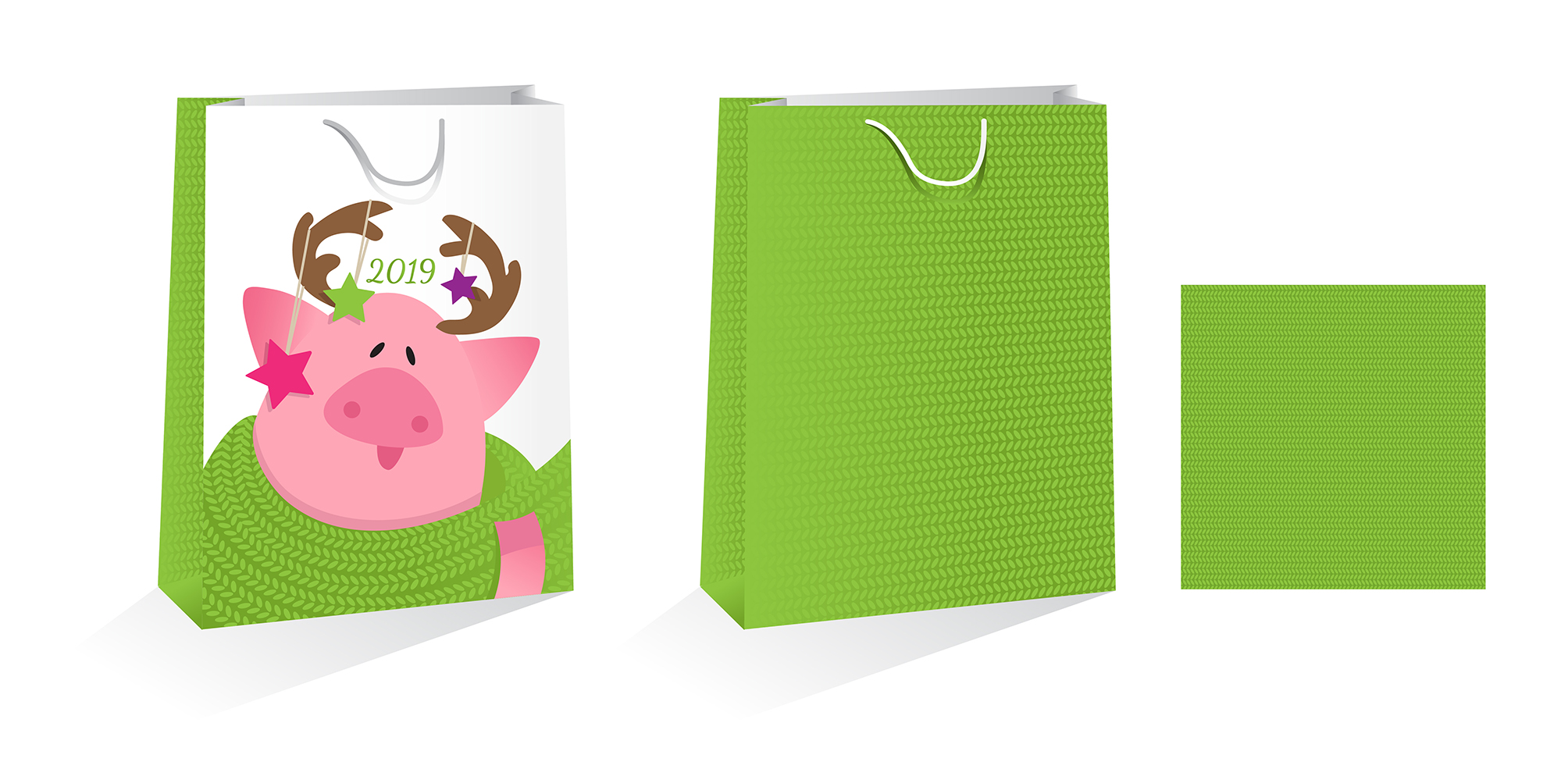 Gift bag pig big2