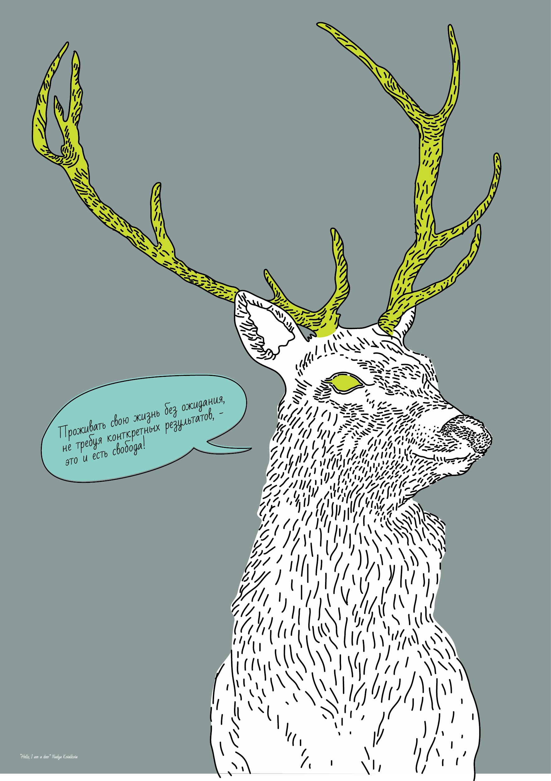 Deer vector