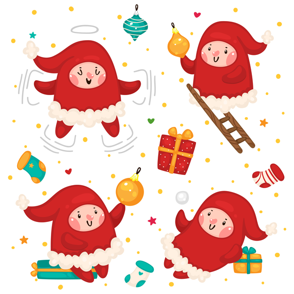 Christmas elves set 03