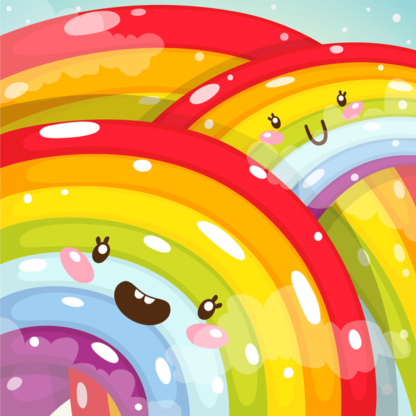 Cute rainbows