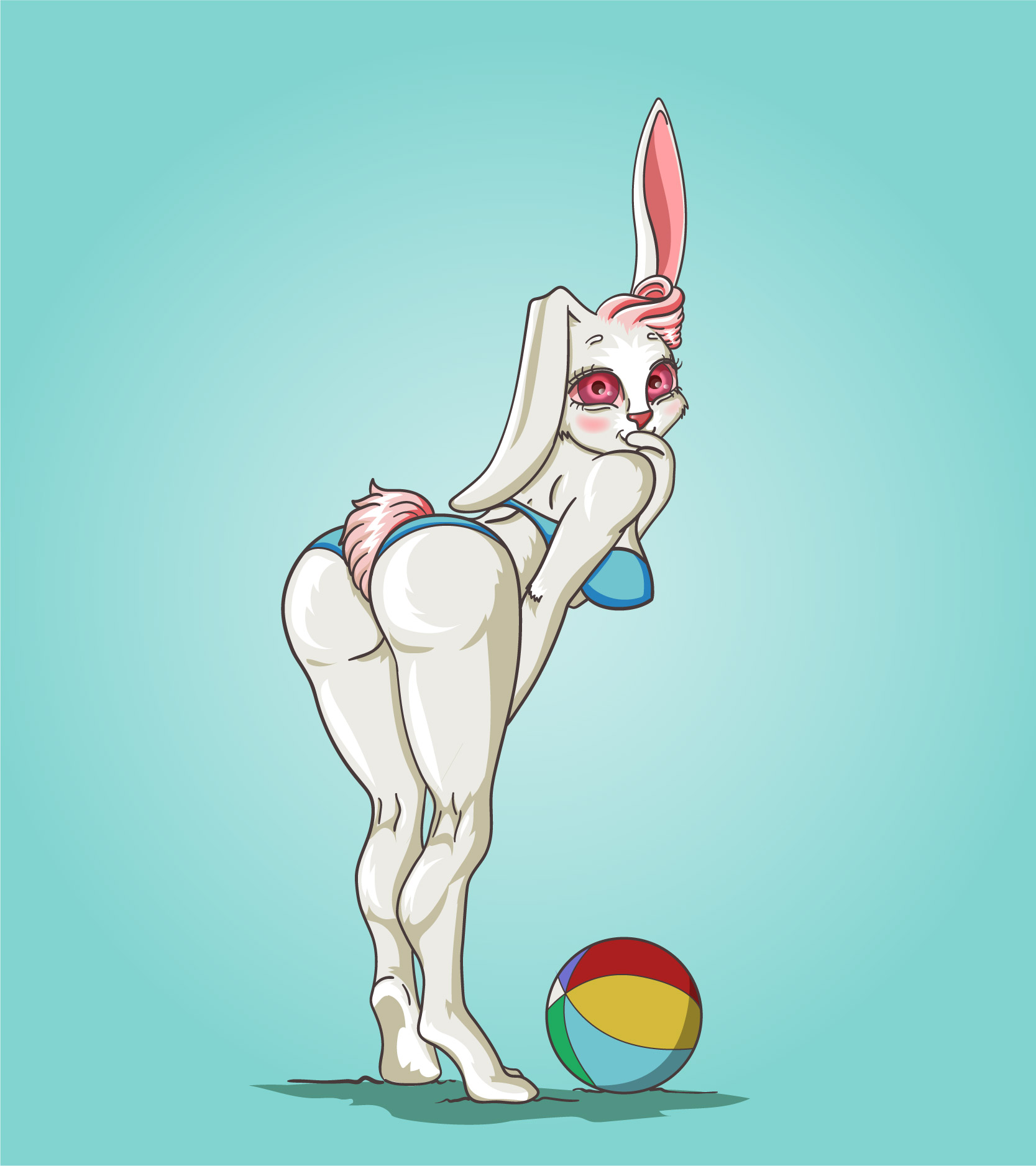 Furry bunny 01