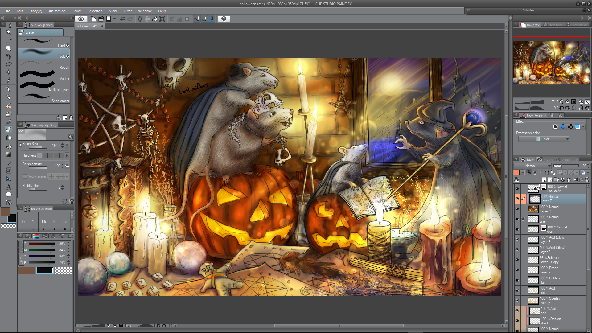 Halloween rat screen