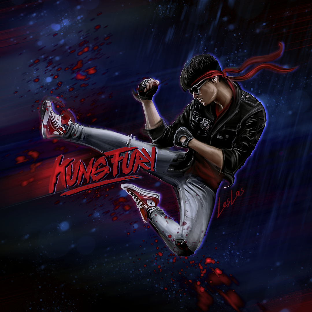 Digital art 05 kungfury fury 1080