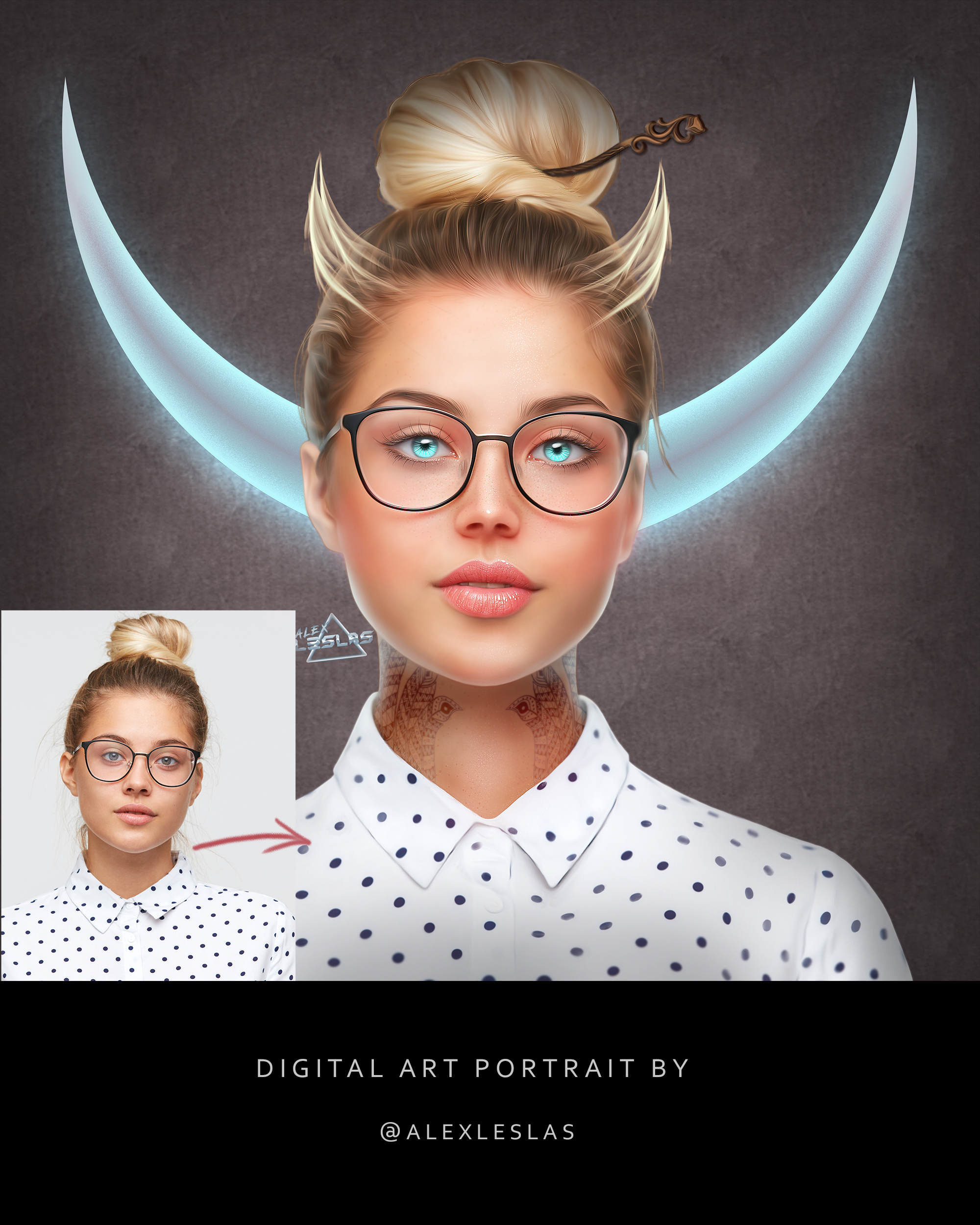 Beforeafter moon girl