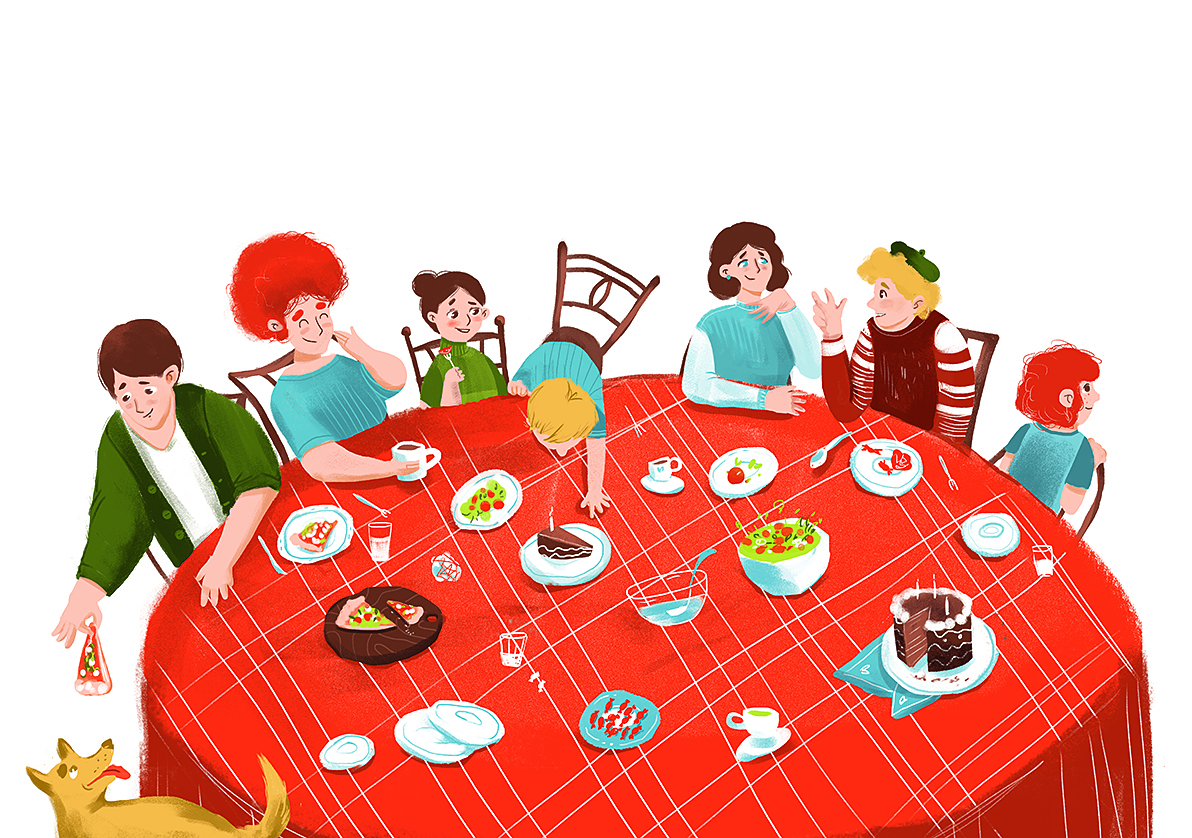 Page 23 24 they all eat scrumptions food
