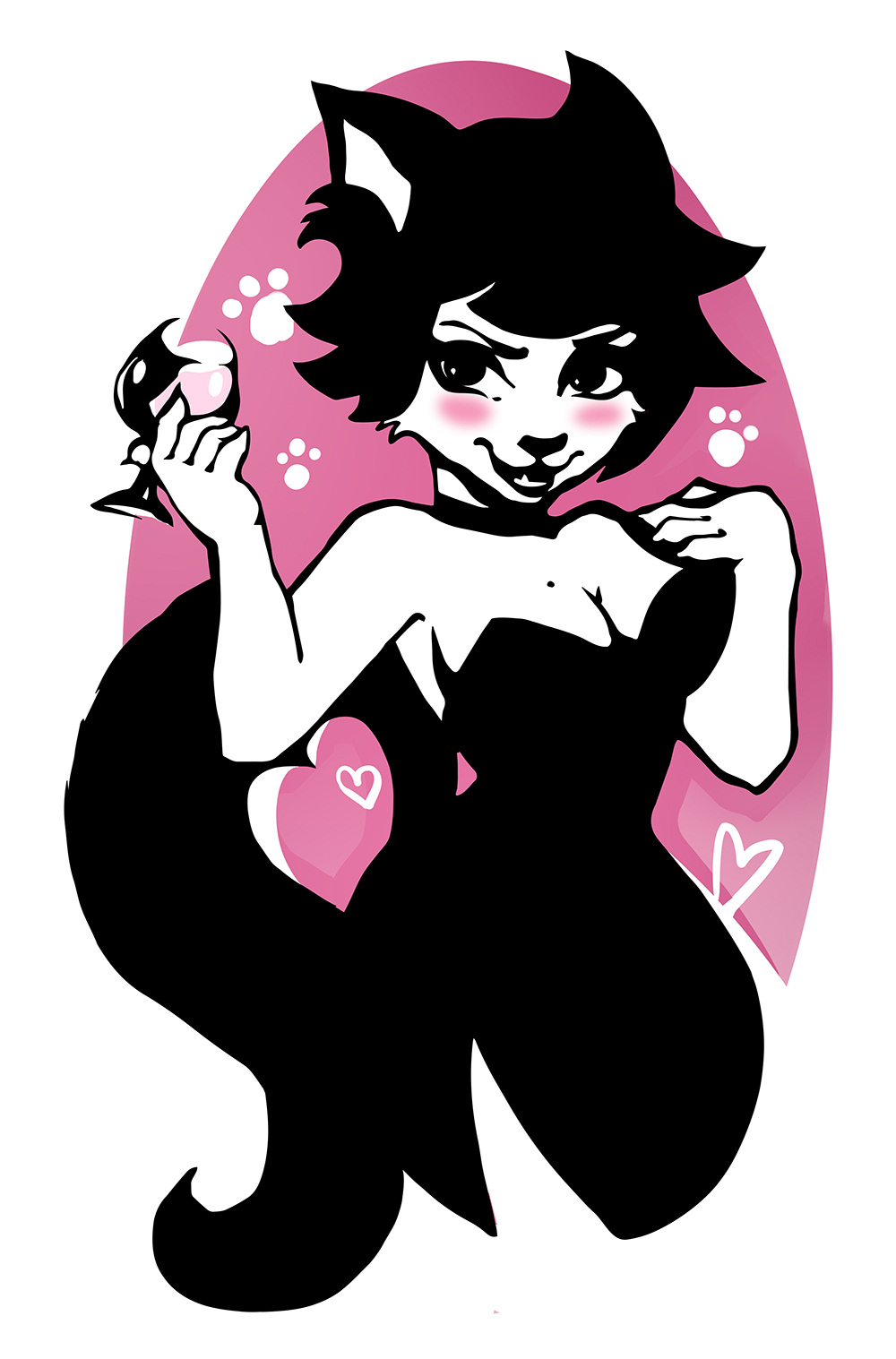 Drunk cat girl