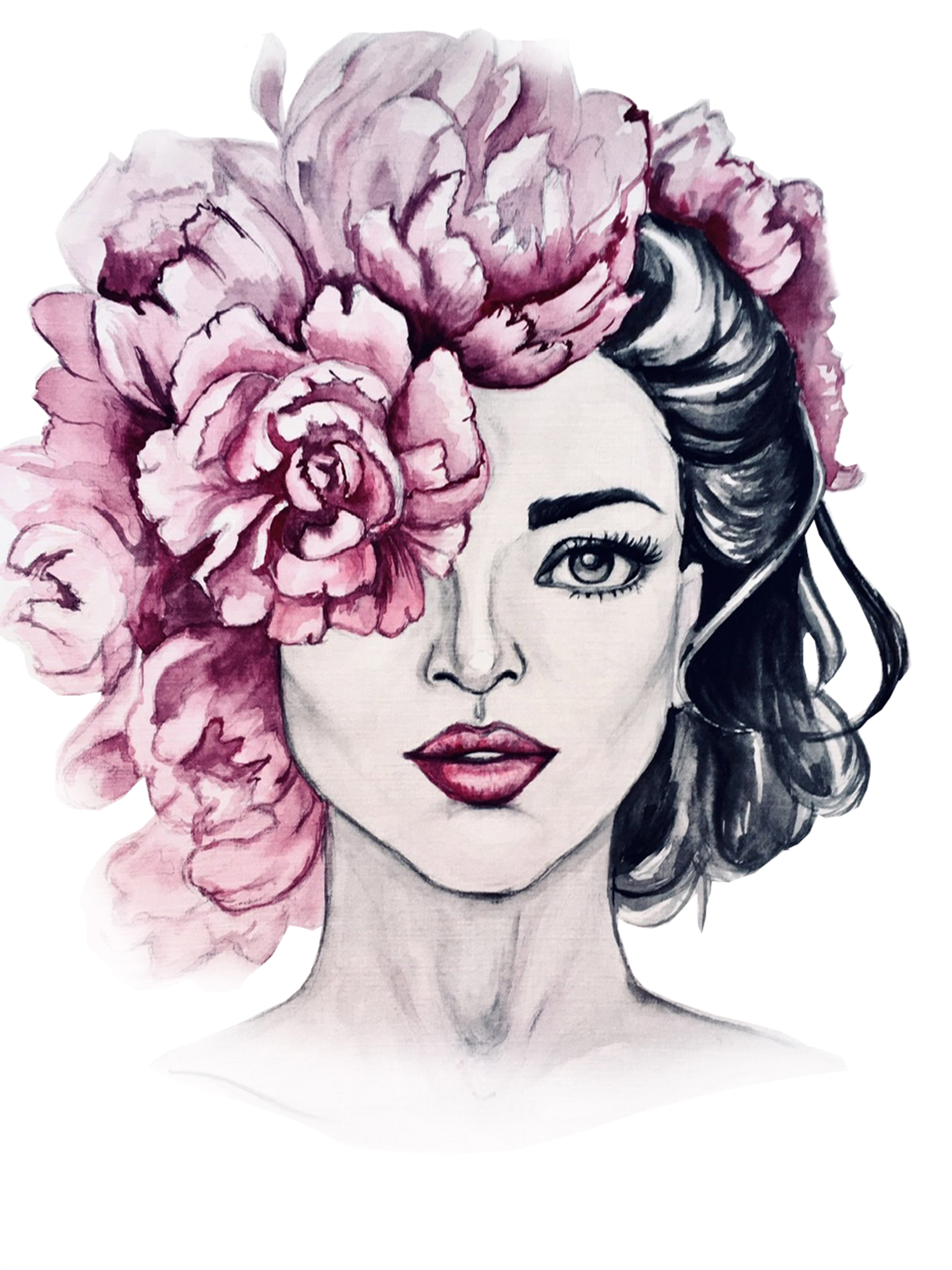 Aquarelle girl pion