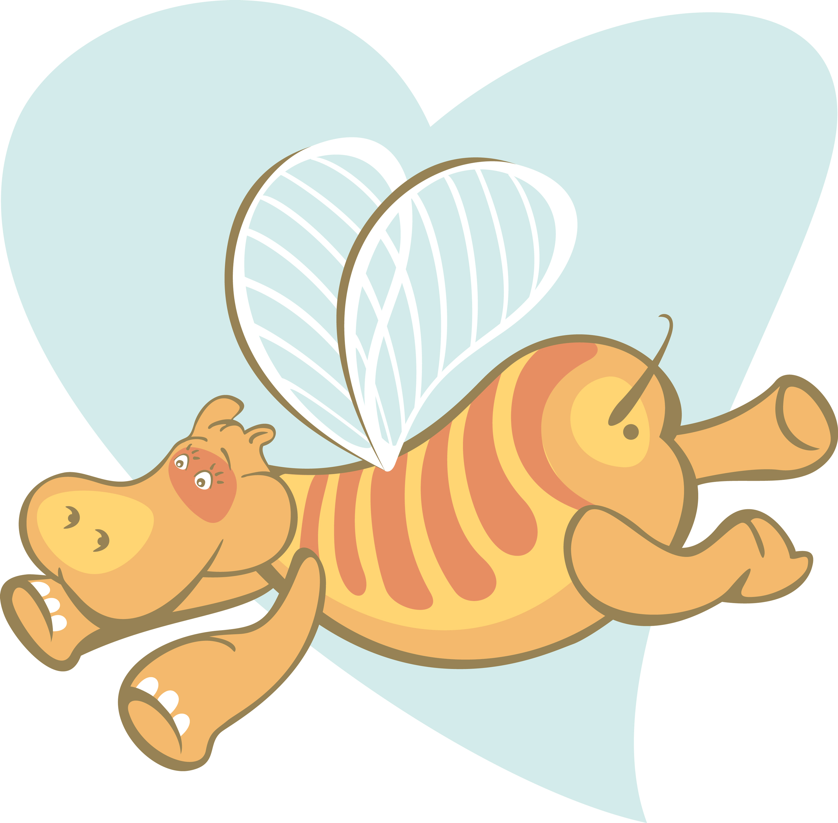 Happy hippo