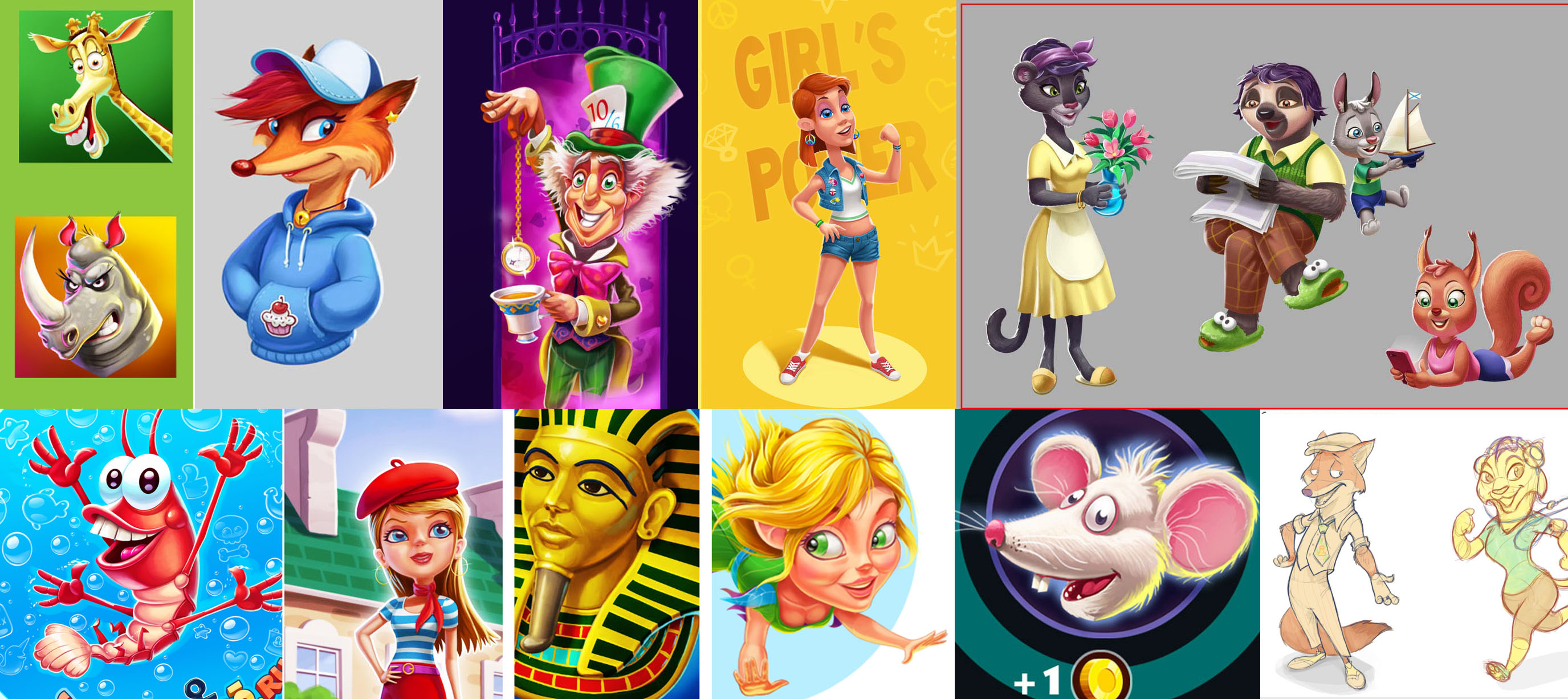 Character sample