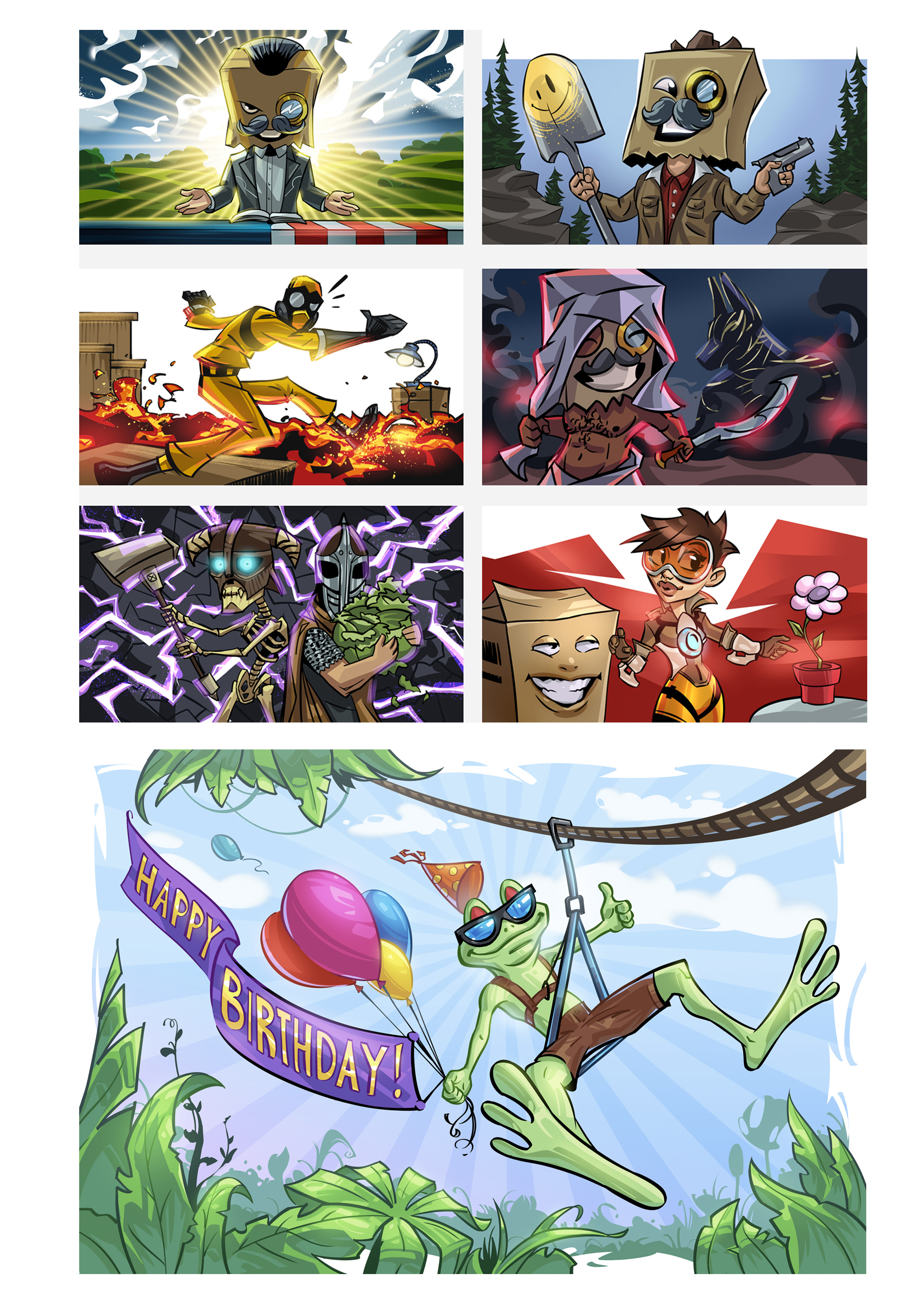 Cartoon characters 1