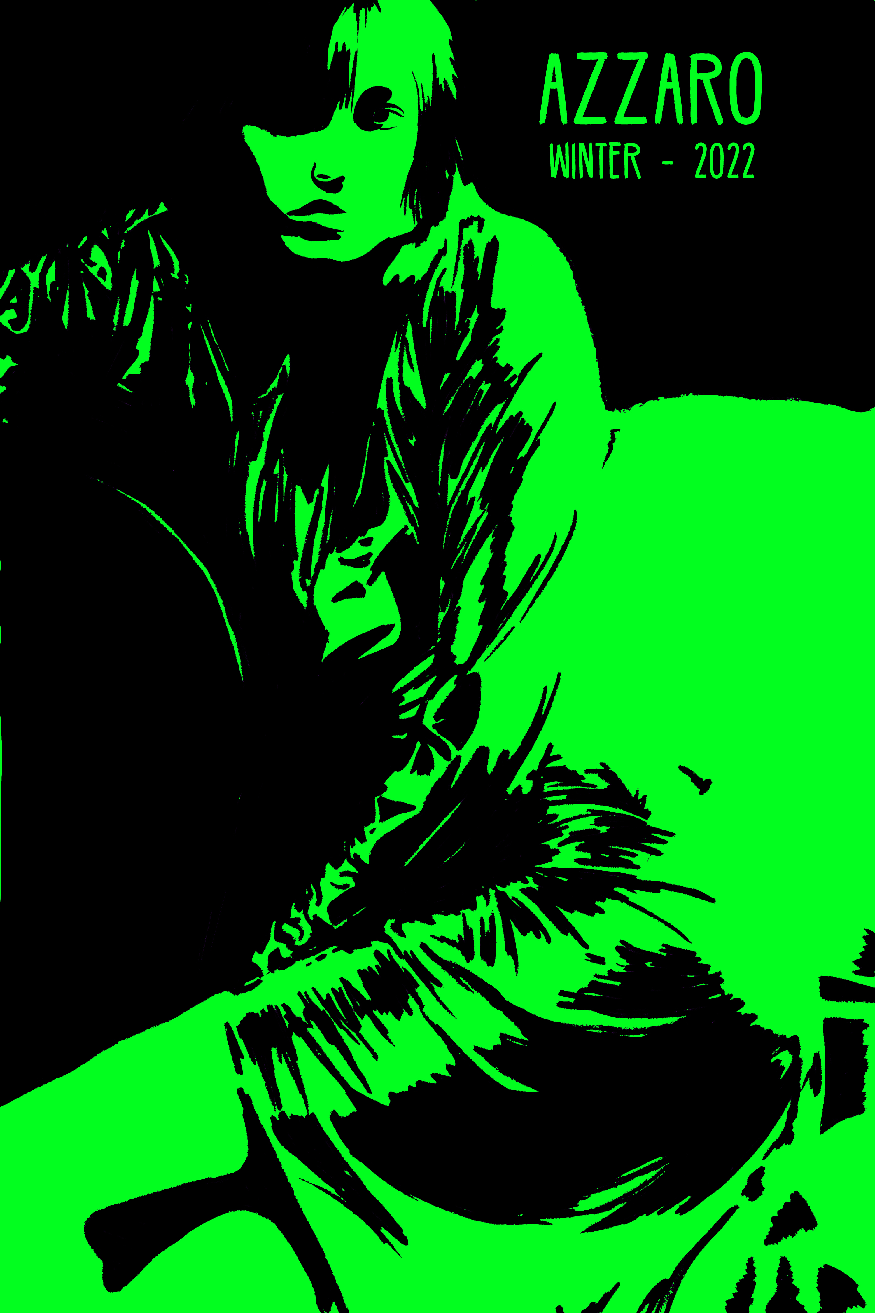 Azzaro automn winter2021 2022 black green
