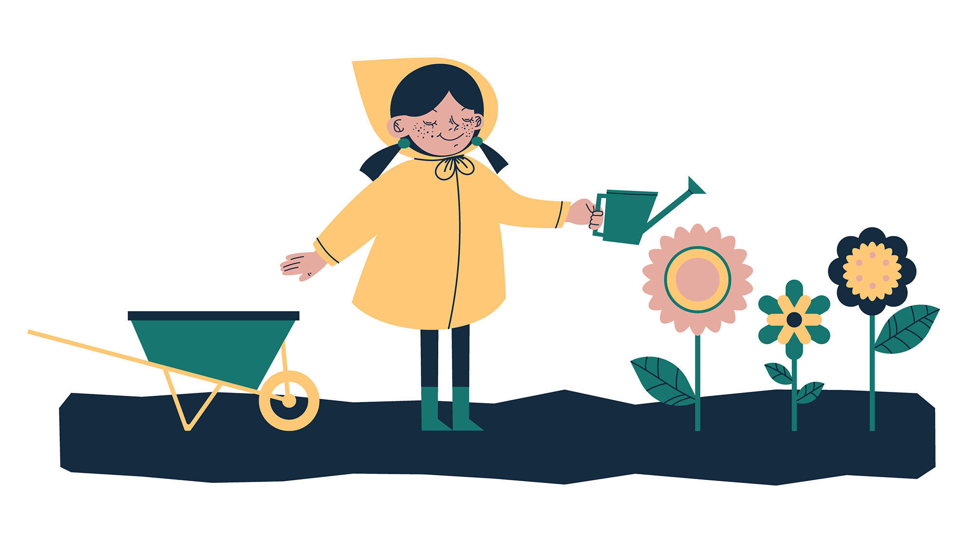 Gardening girl