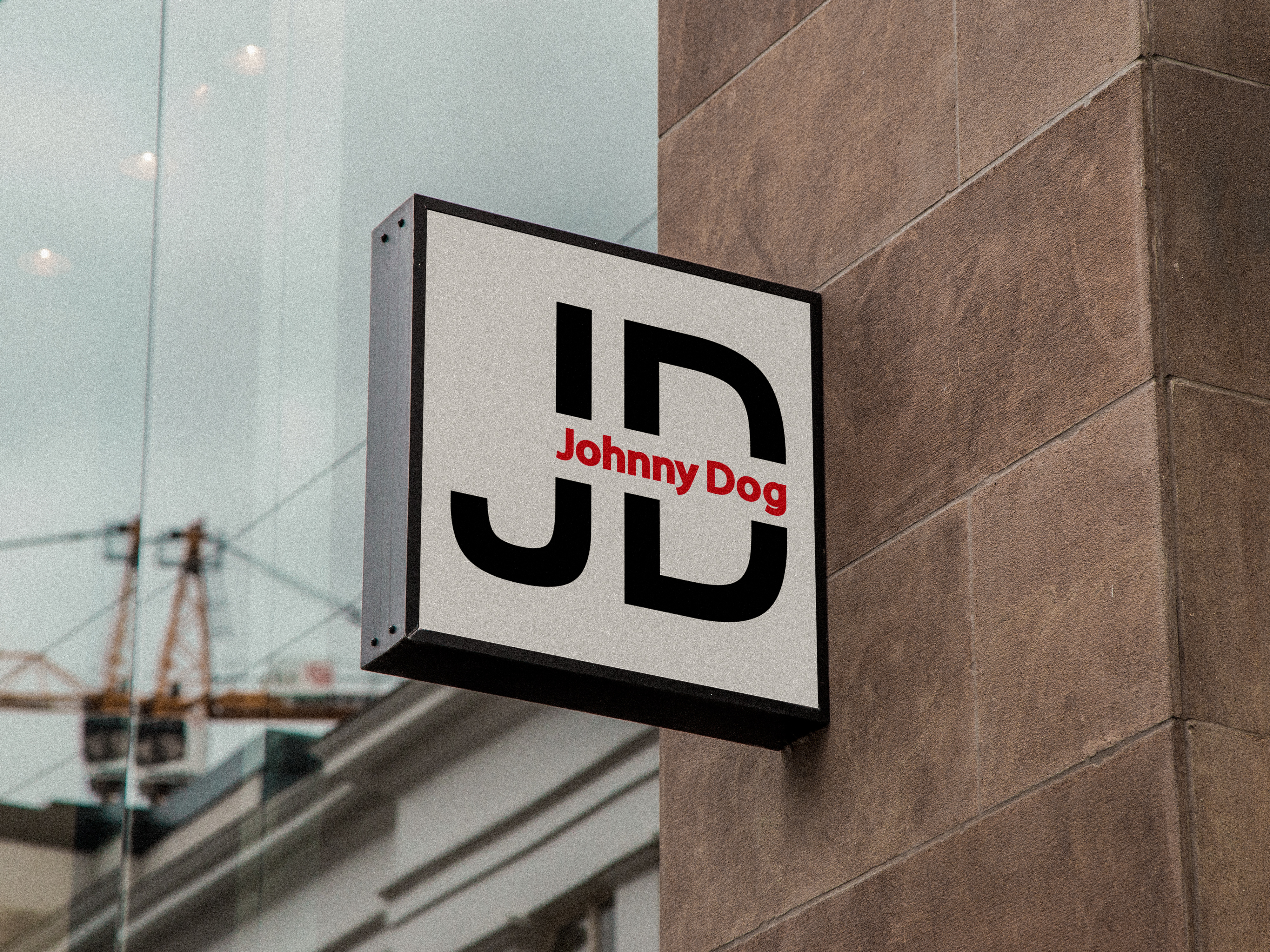 Hanging wall sign mockup 4 1  1 