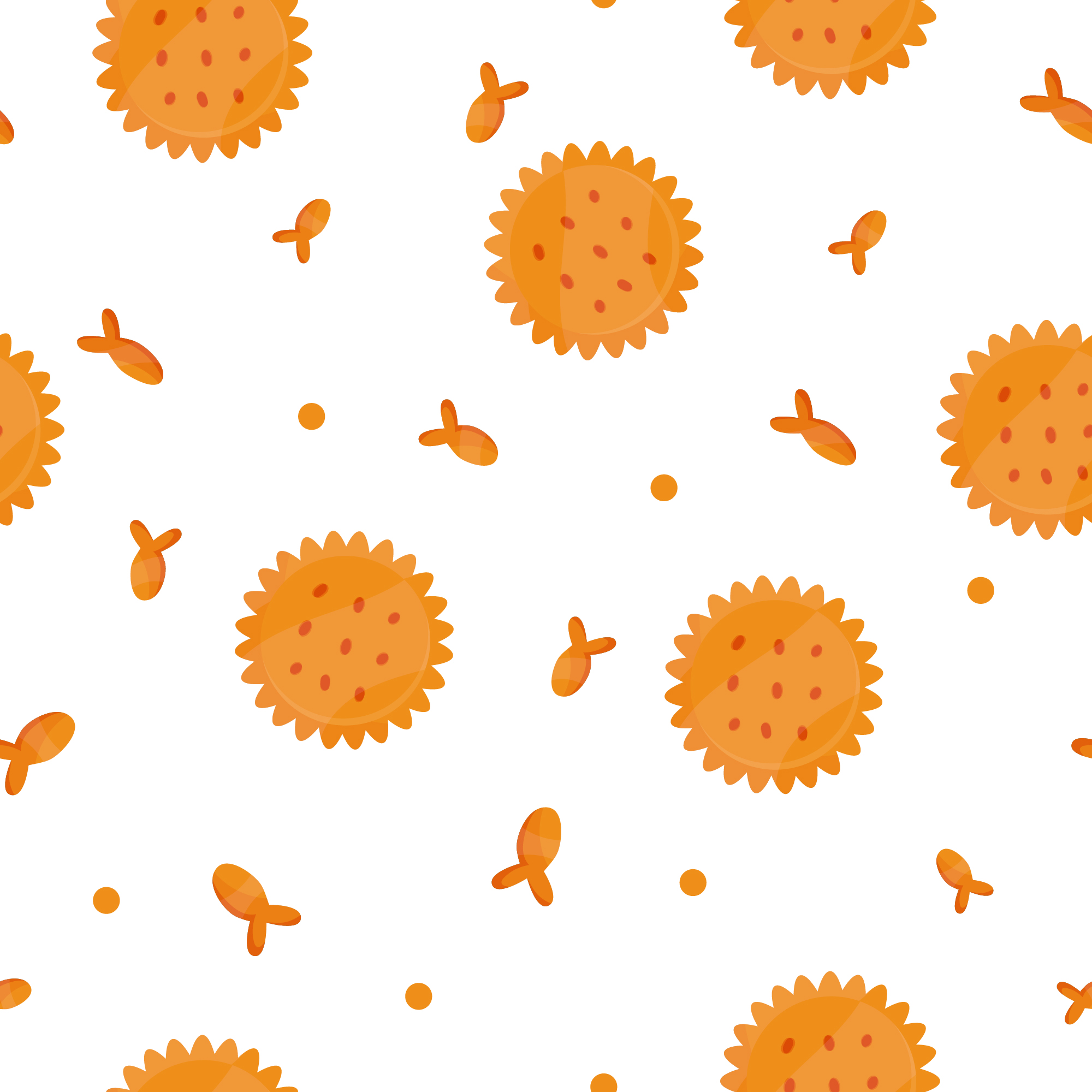 Vector pattern on the topic of baking 5