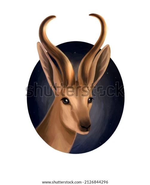 Fairy tale realistic portrait deer 600w 2126844296