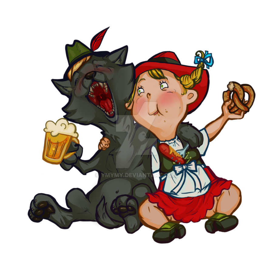 Little red riding hood and drunk wolf by ymymy dc4p2em