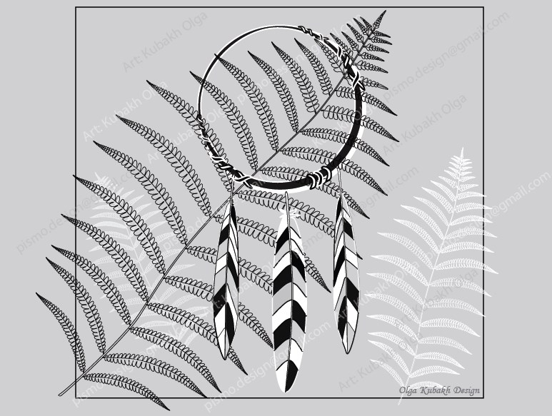 Ethno style. print. illustration. design.