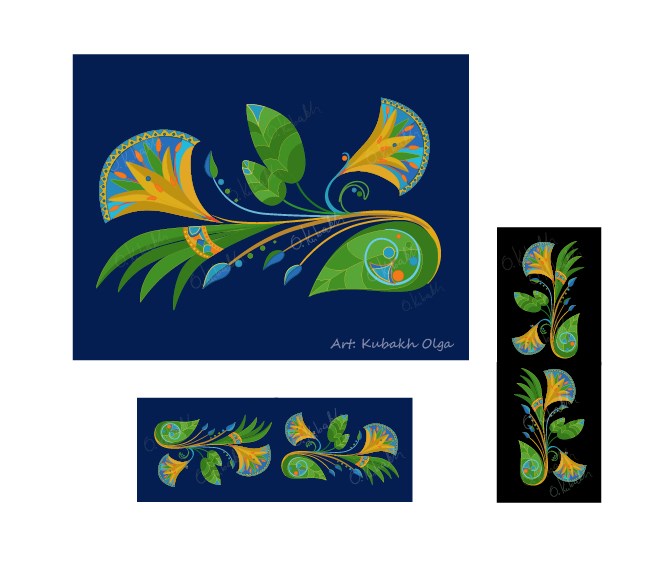 Ornament. floral. print. illustration. cover border.
