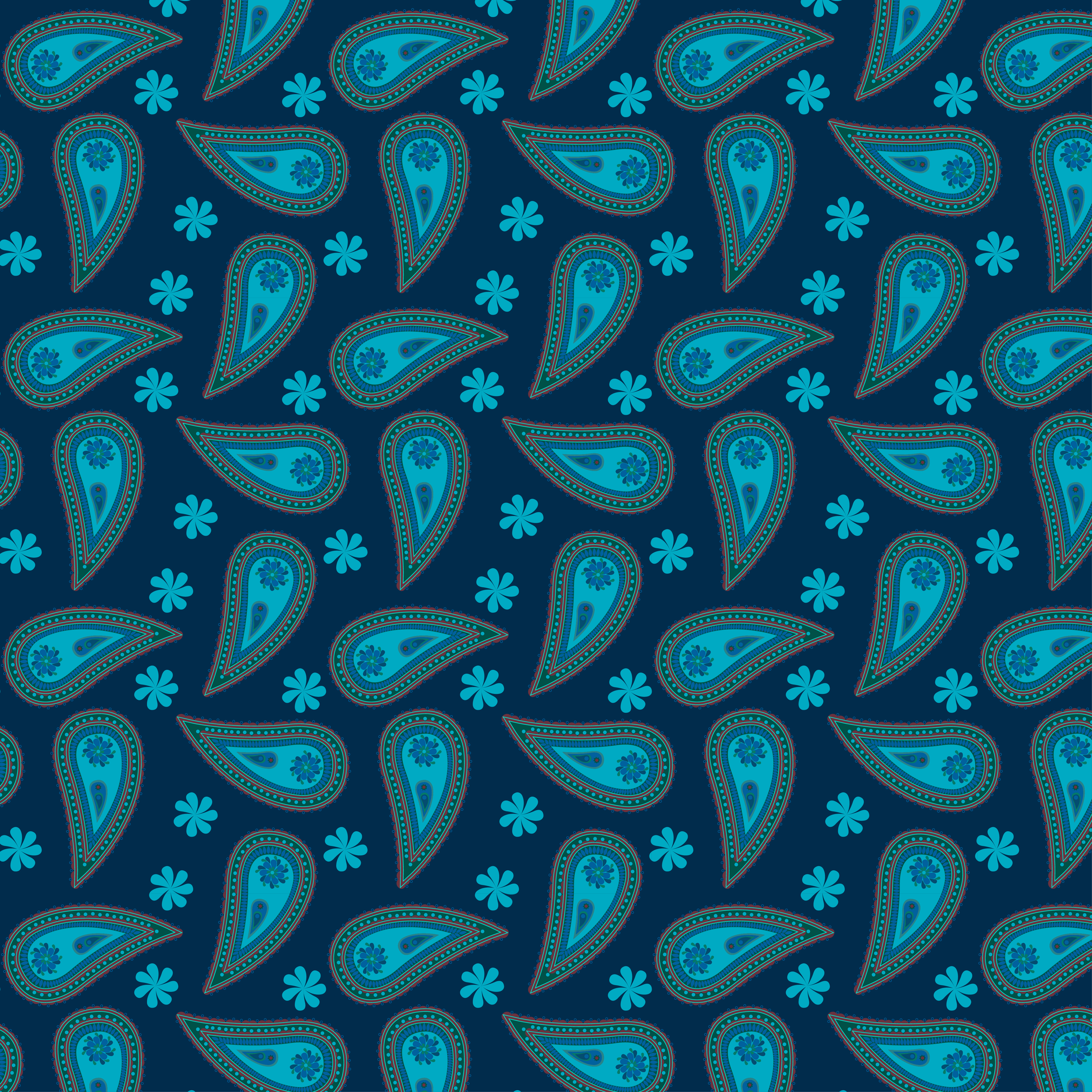 Seamless paisley pattern  2