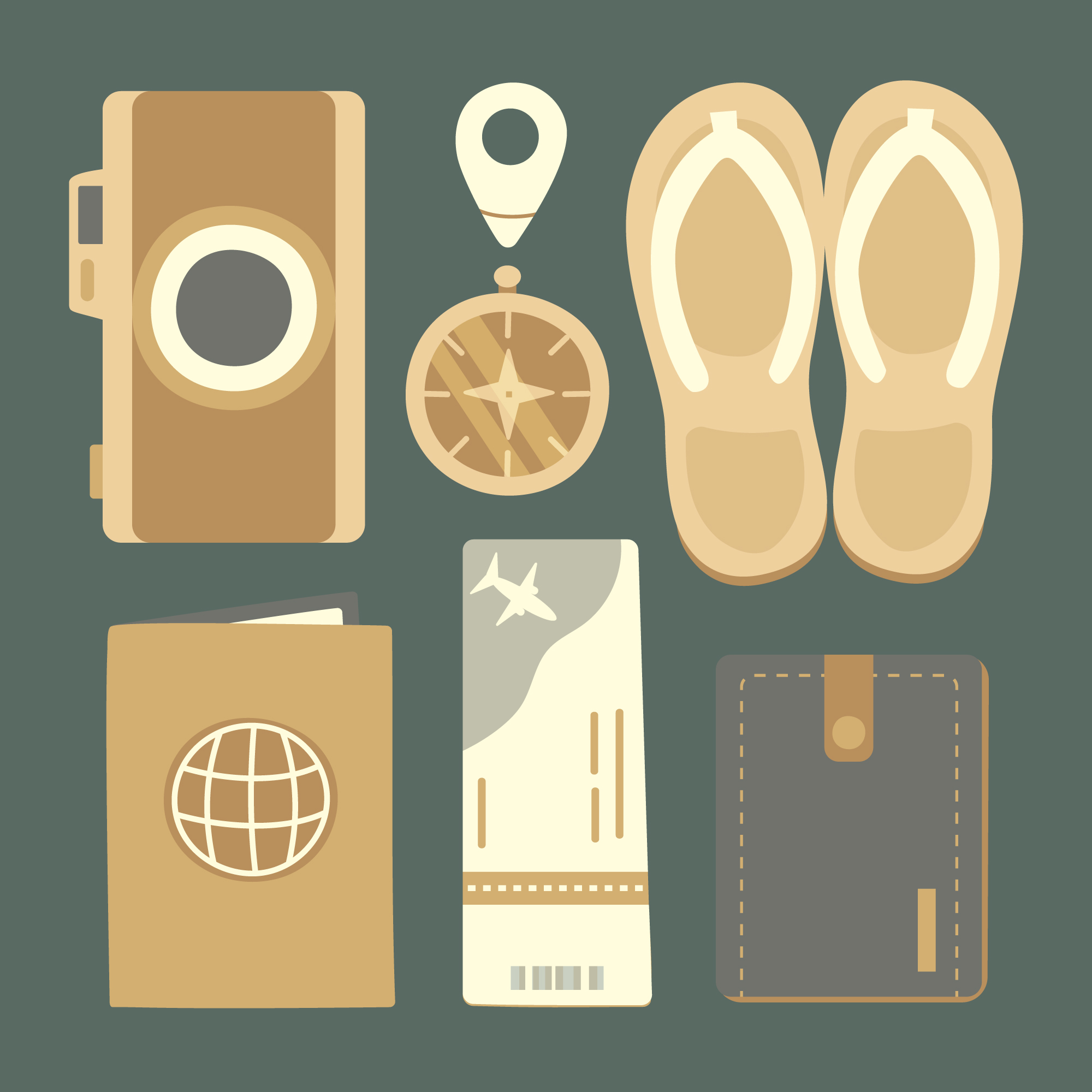 Tourism icons
