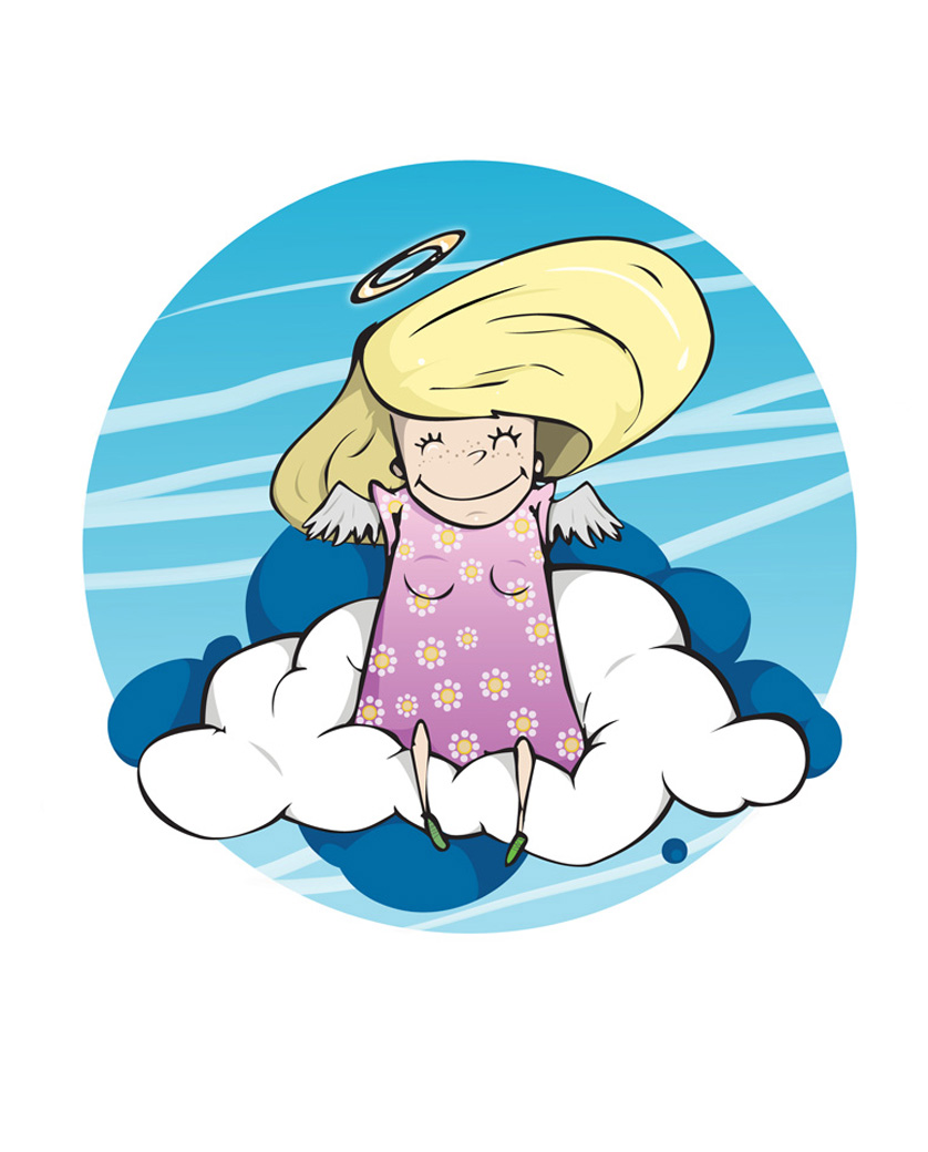 Angel print