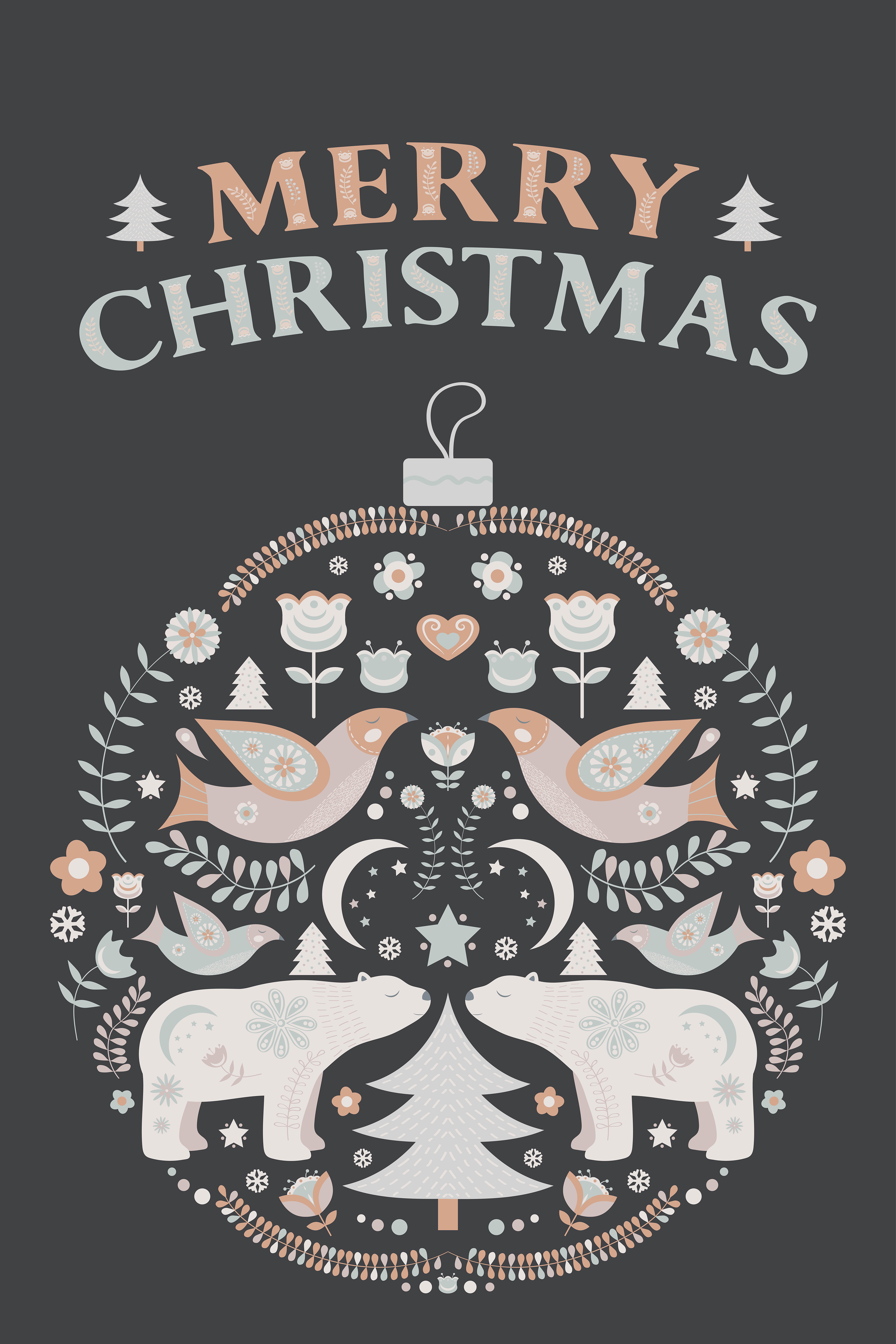 Merry christmas card