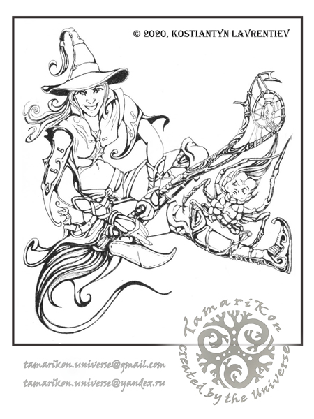 Tamara postcard  signature