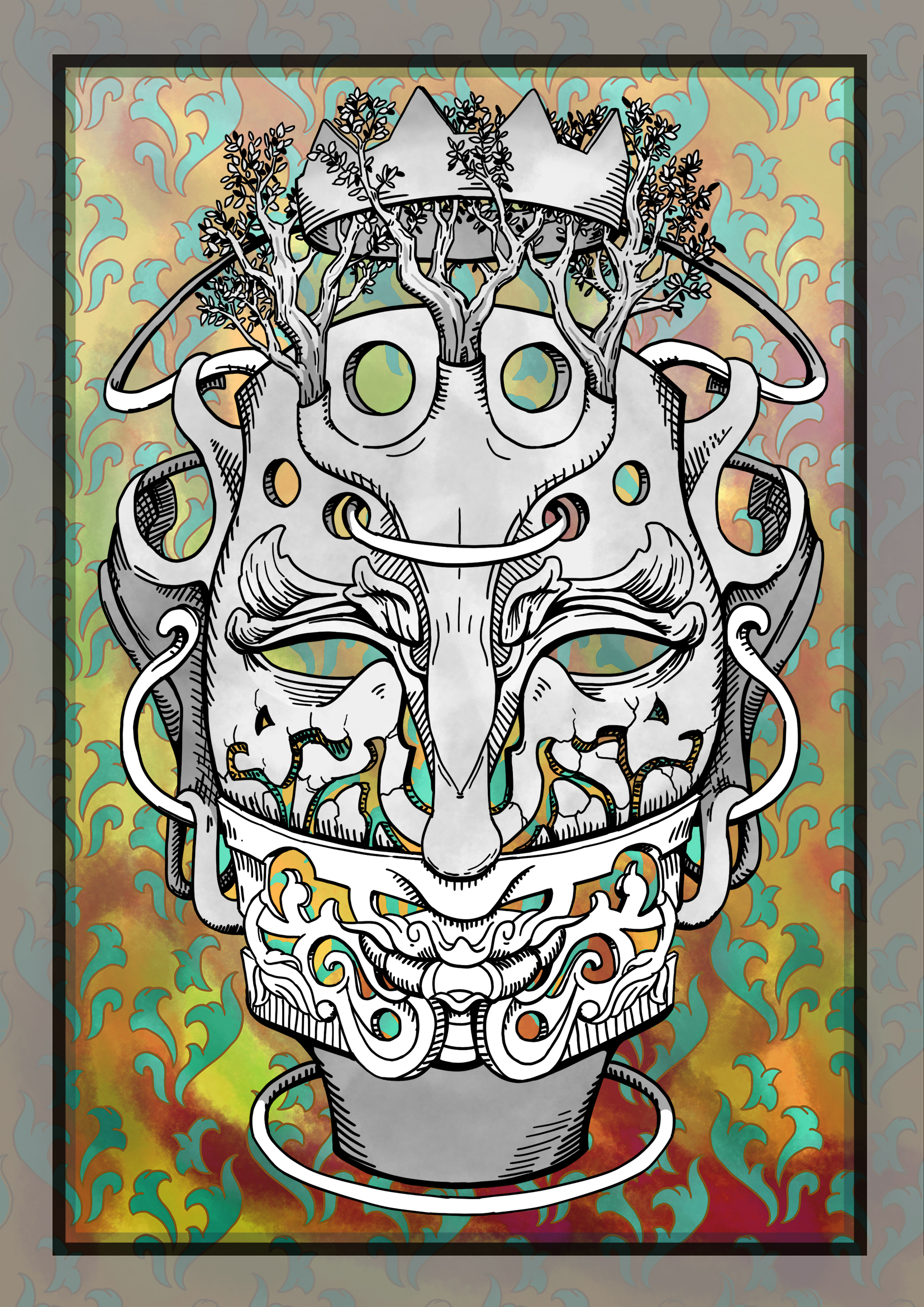 Metamask   forest lady  three 