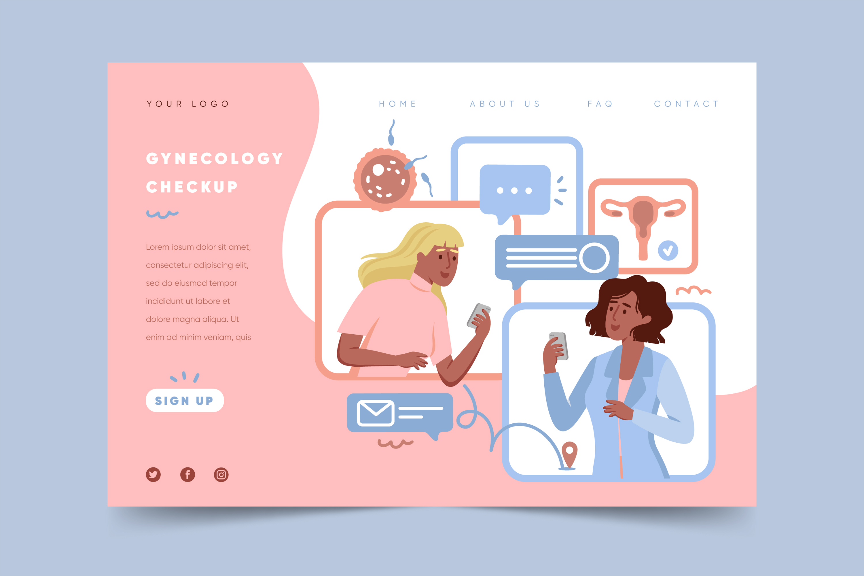 1 gynecology checkup   landing page
