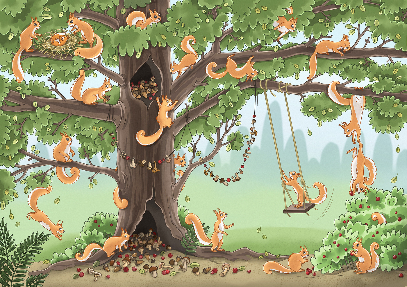 Squirrels  1400
