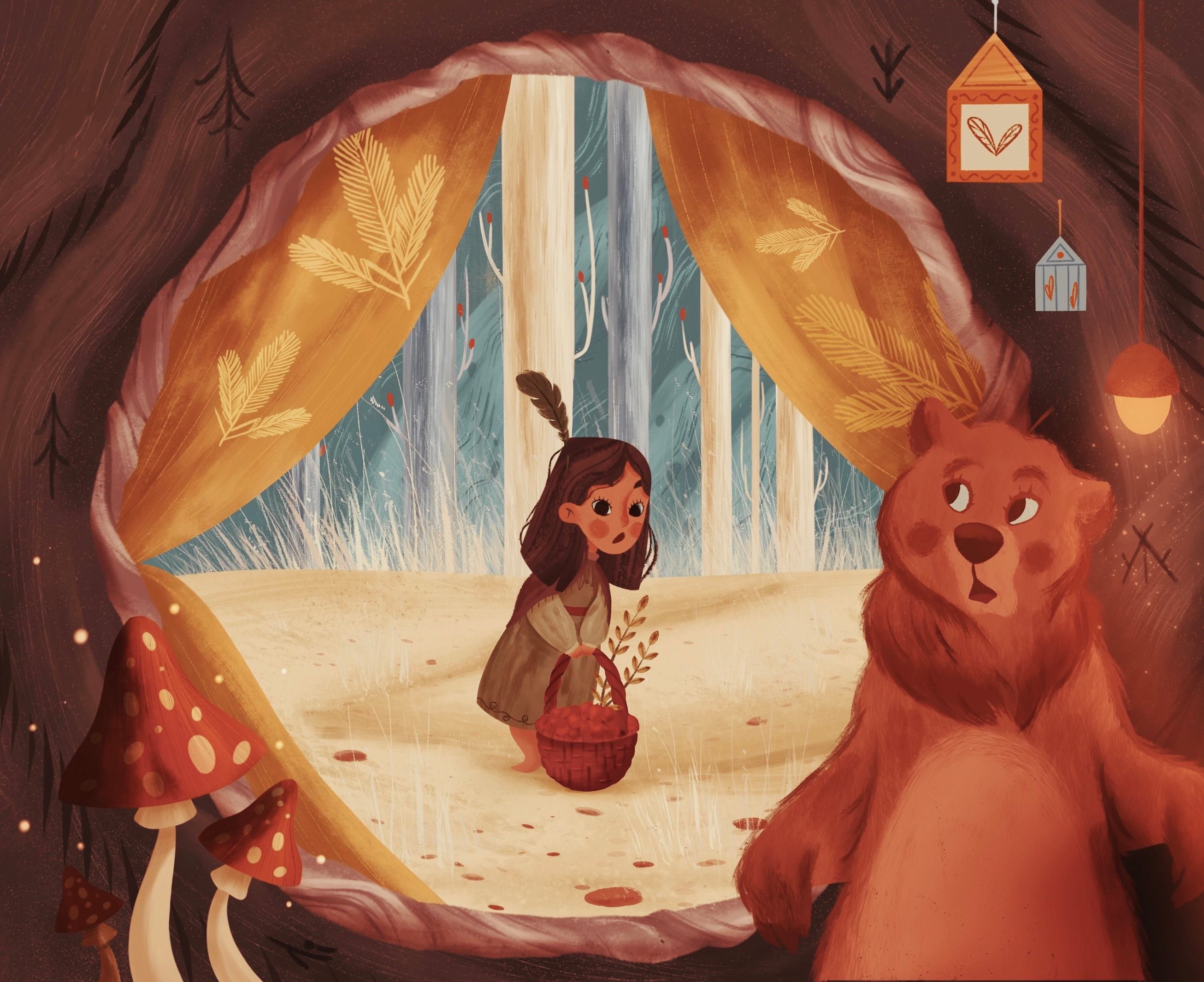 Girl bear