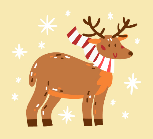 245 deer christmas