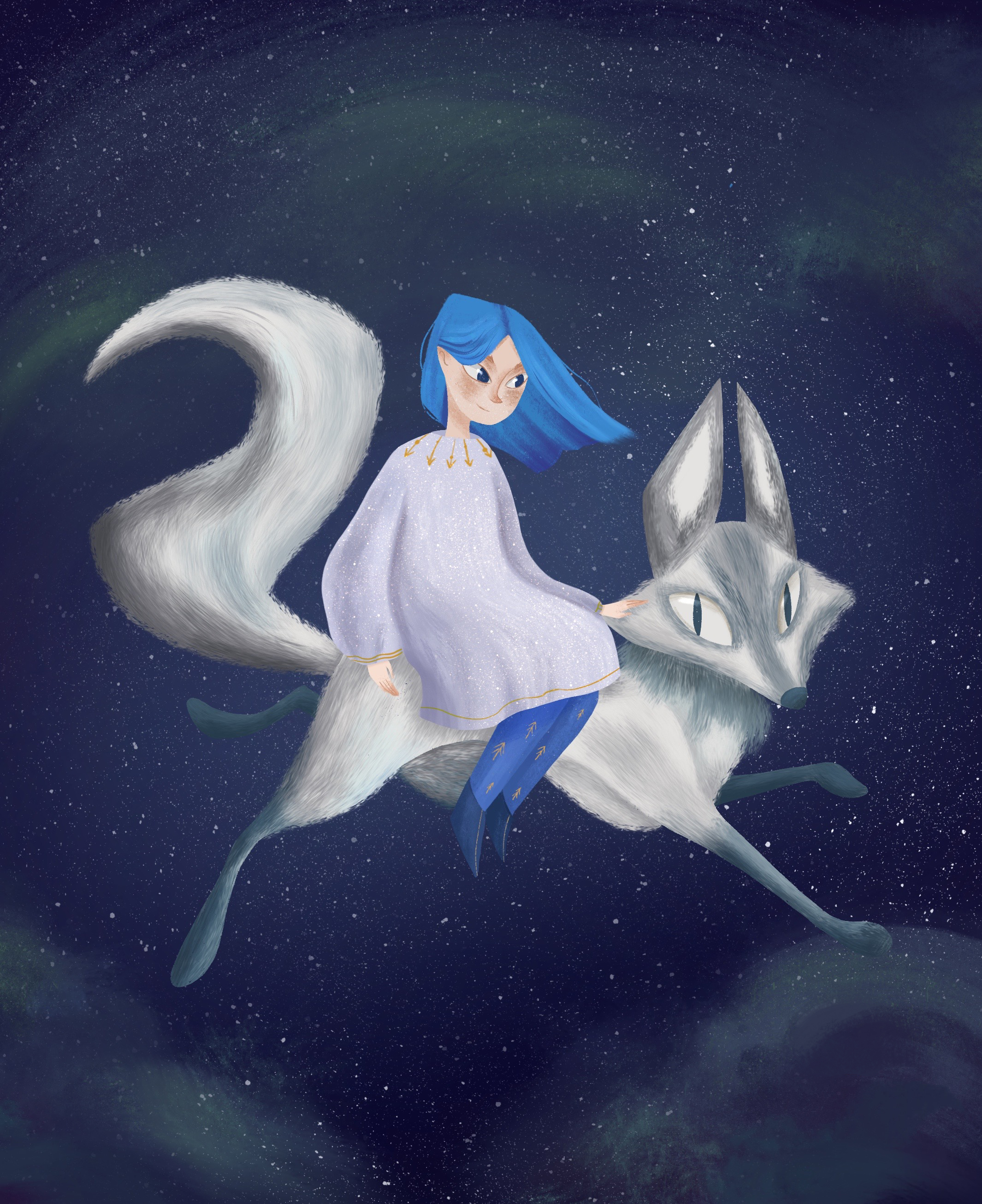 Girl fox