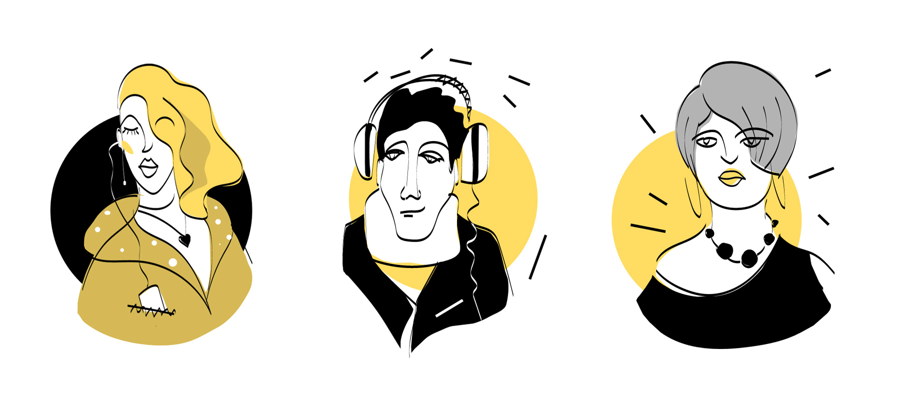 Faces all