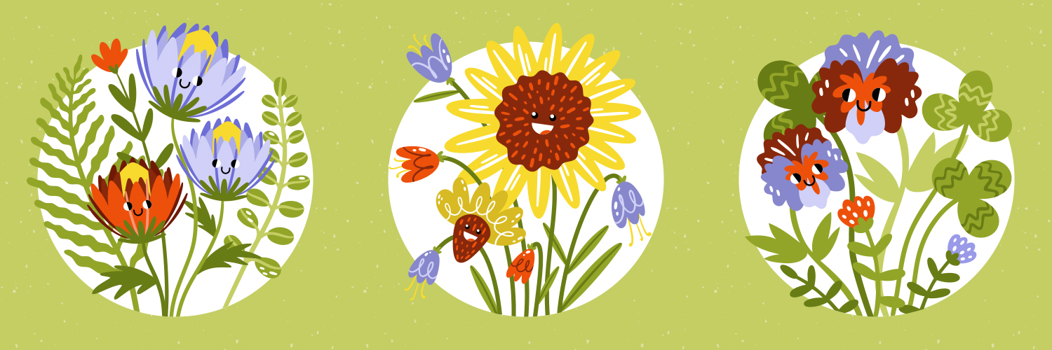 6 flowers