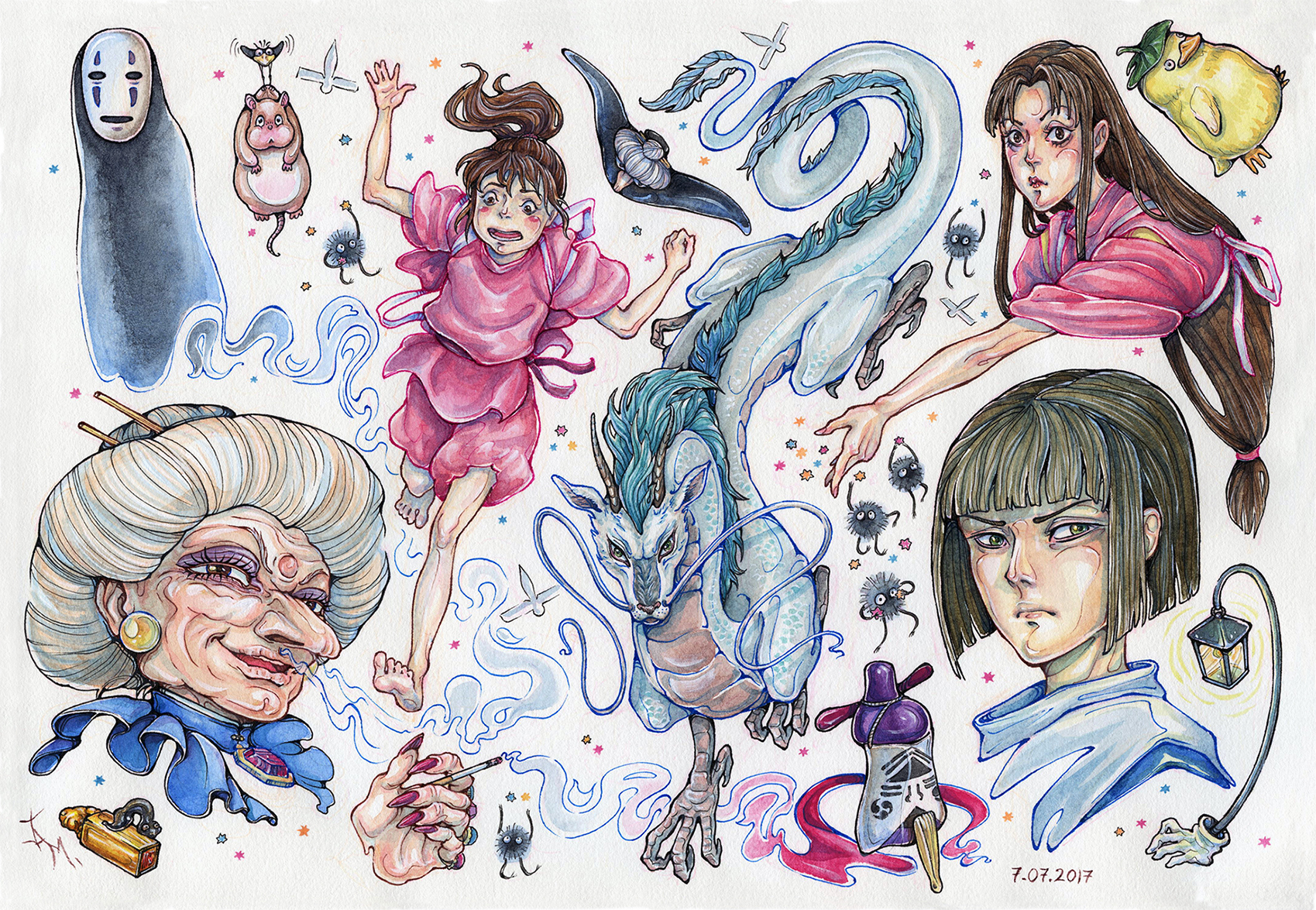 Spirited away