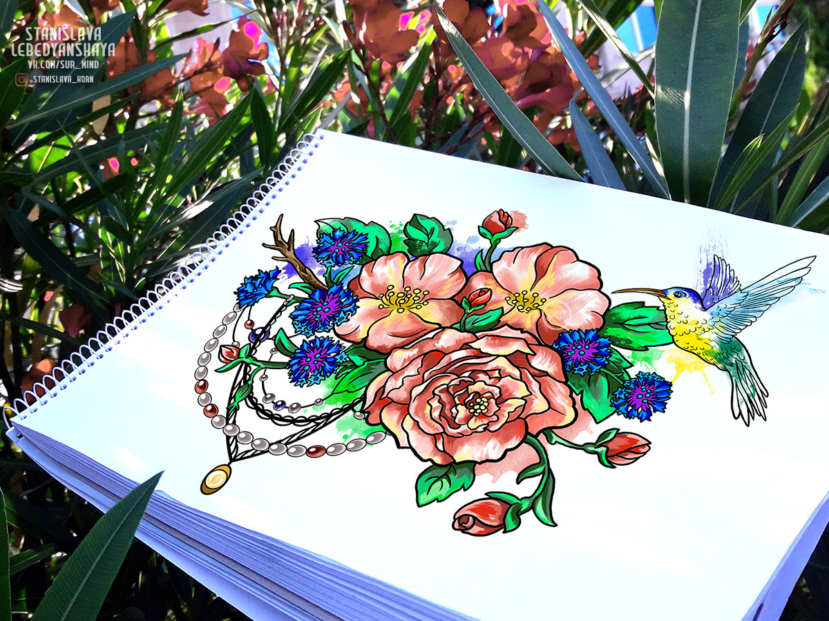 Flower theme feat