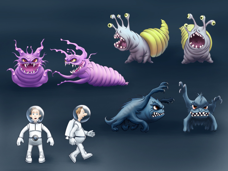 Space characters