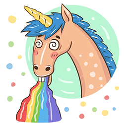 Unicorn rainbow5