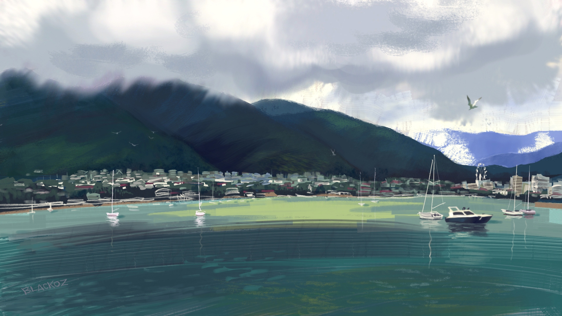 Sketching sea 04