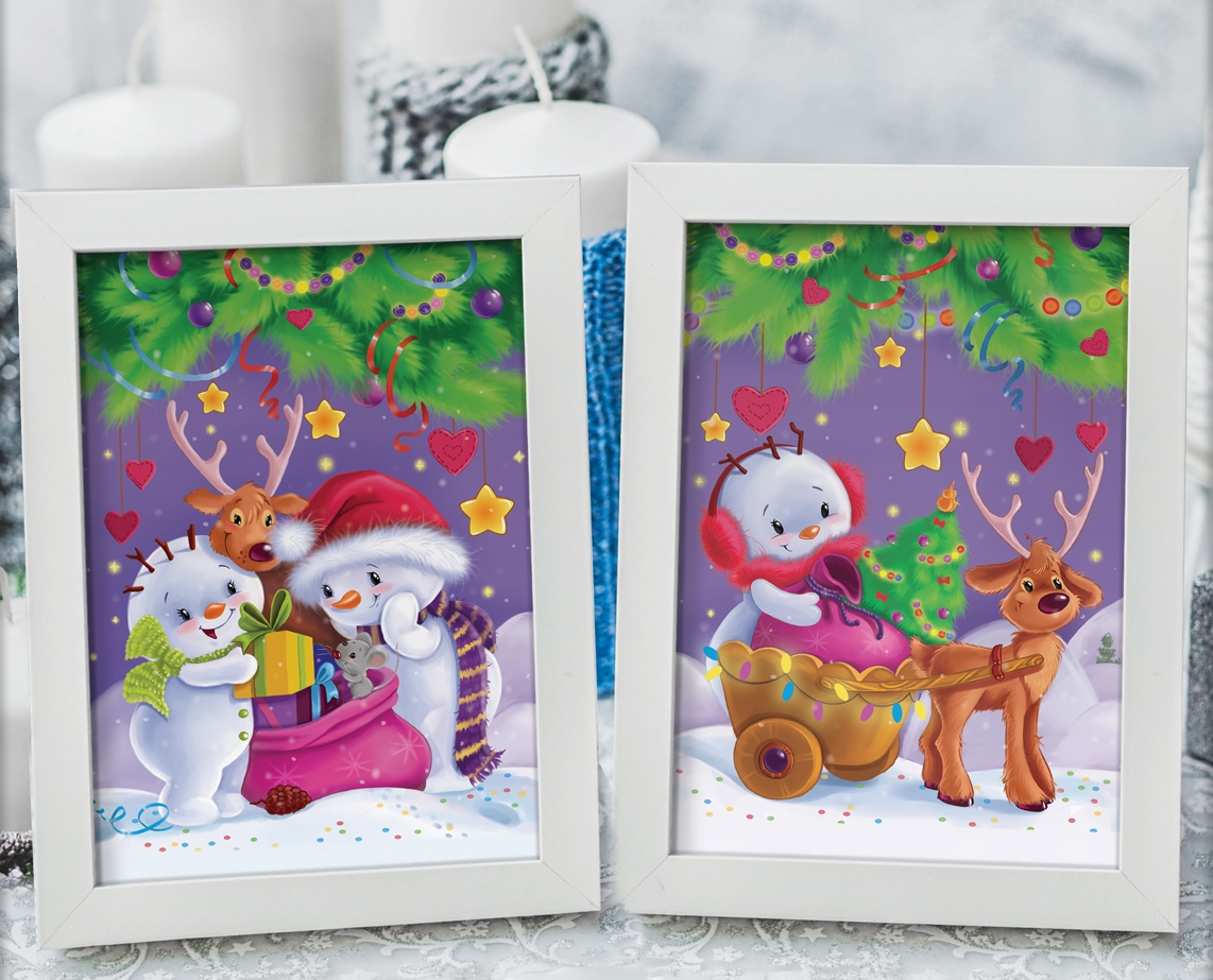 Snowman tree mockup41