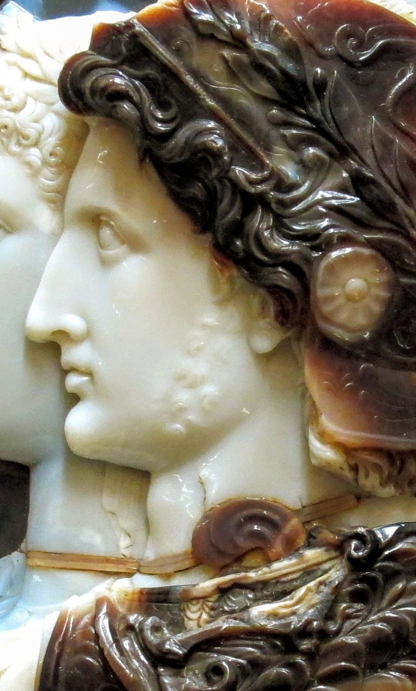 Cammeo gonzaga con doppio ritratto di tolomeo ii e arsinoe ii  iii sec. ac.  alessandria   da hermitage