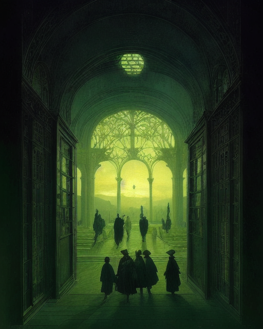 2   the entrance to hell caspar david friedrich pi