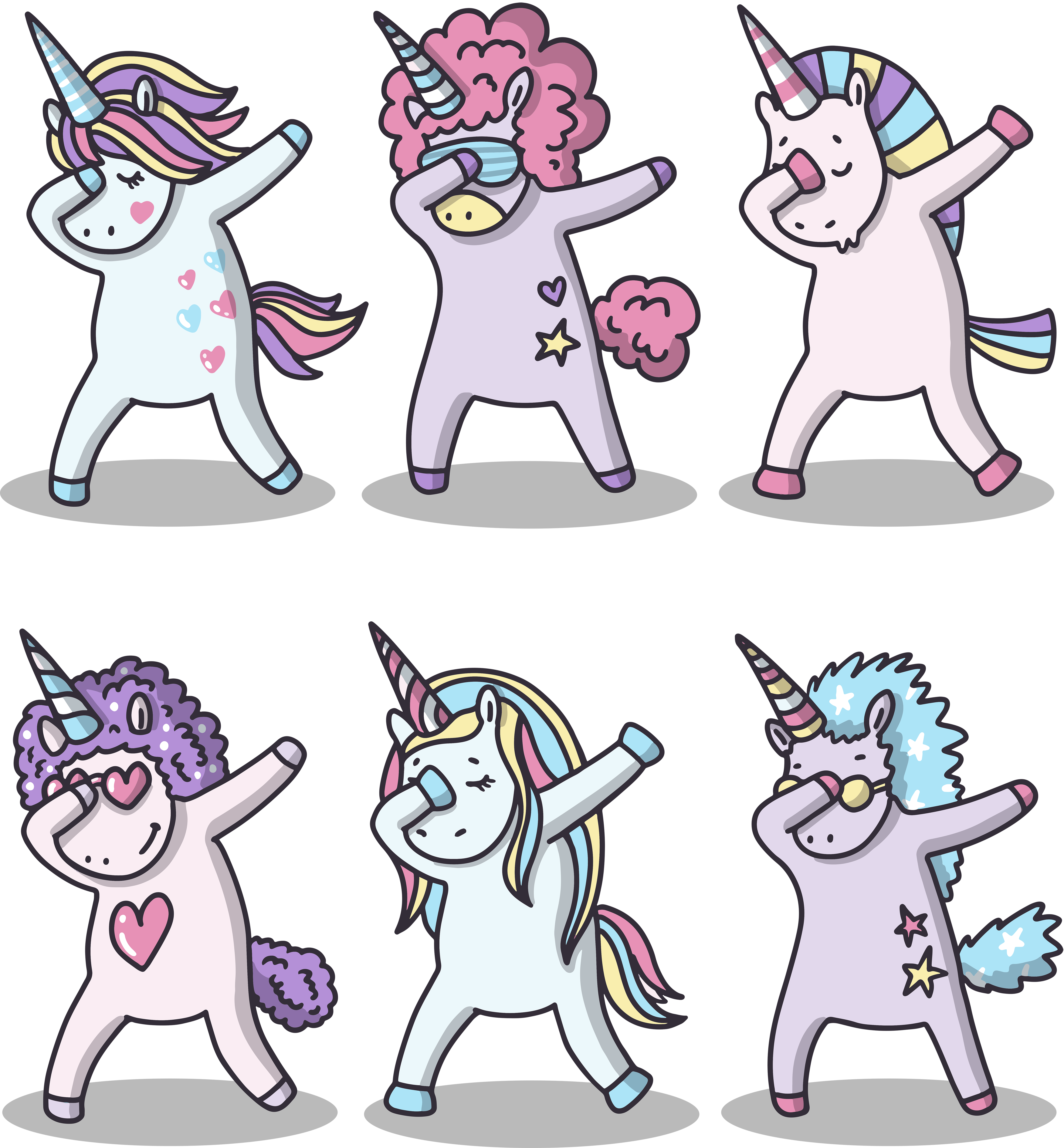 Unicorn dabbing