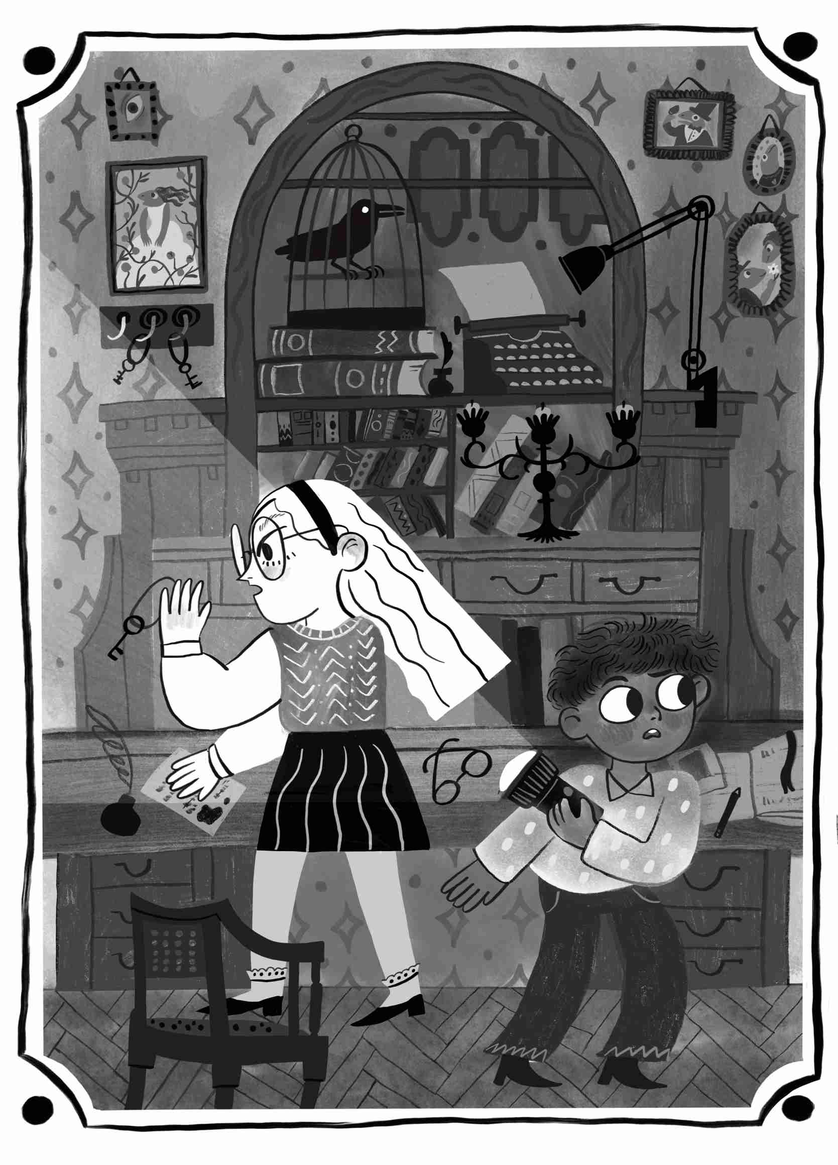 Katherine dot     bw cabinet