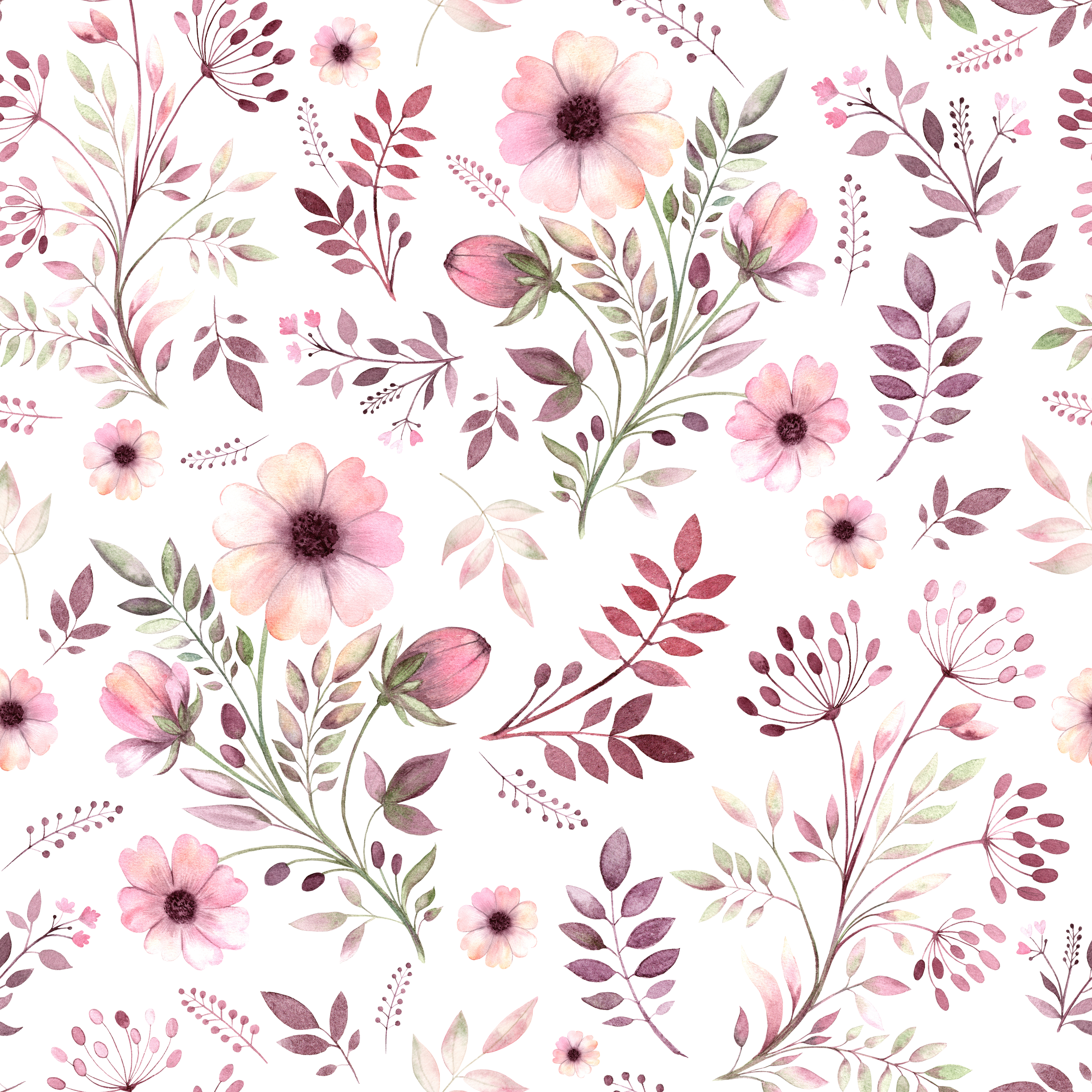 Wildflower pattern.